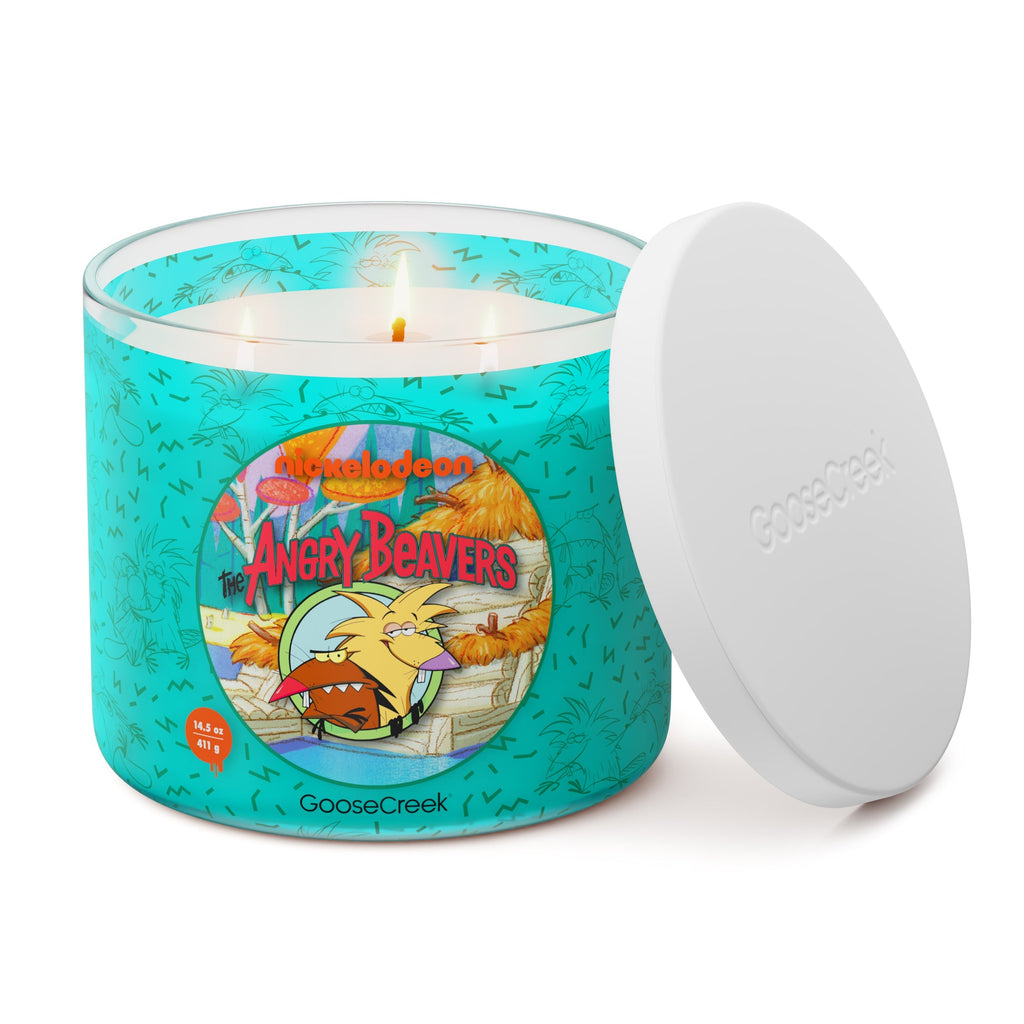 Angry Beavers Nickelodeon 3-Wick Candle