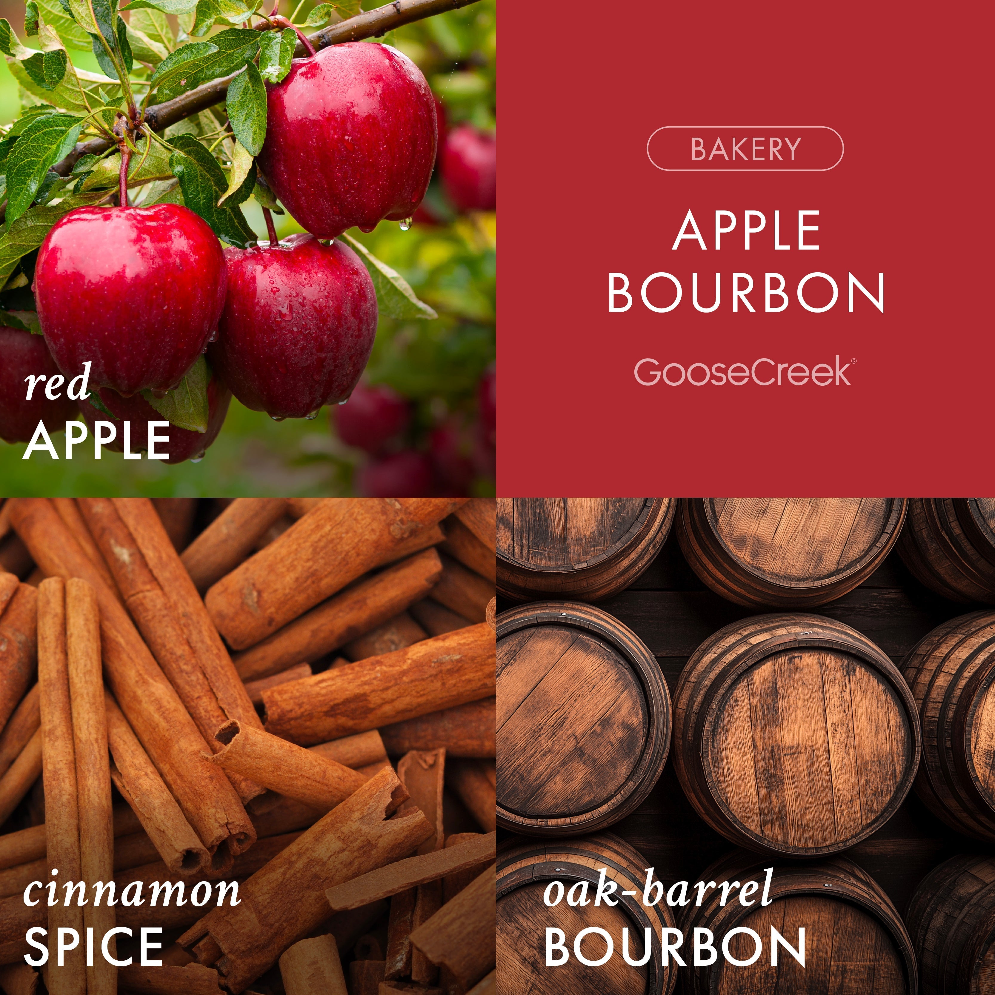 Apple Bourbon 3-Wick Candle