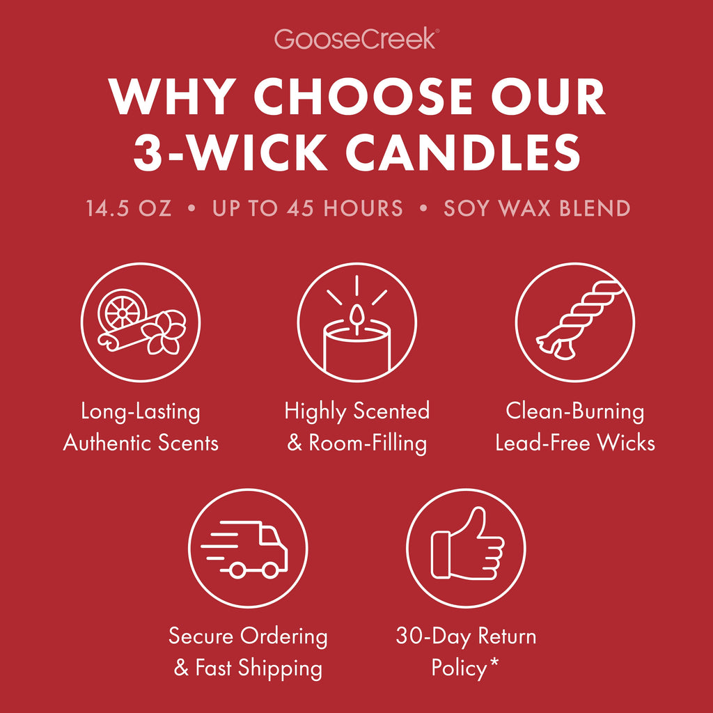 Apple Bourbon 3-Wick Candle