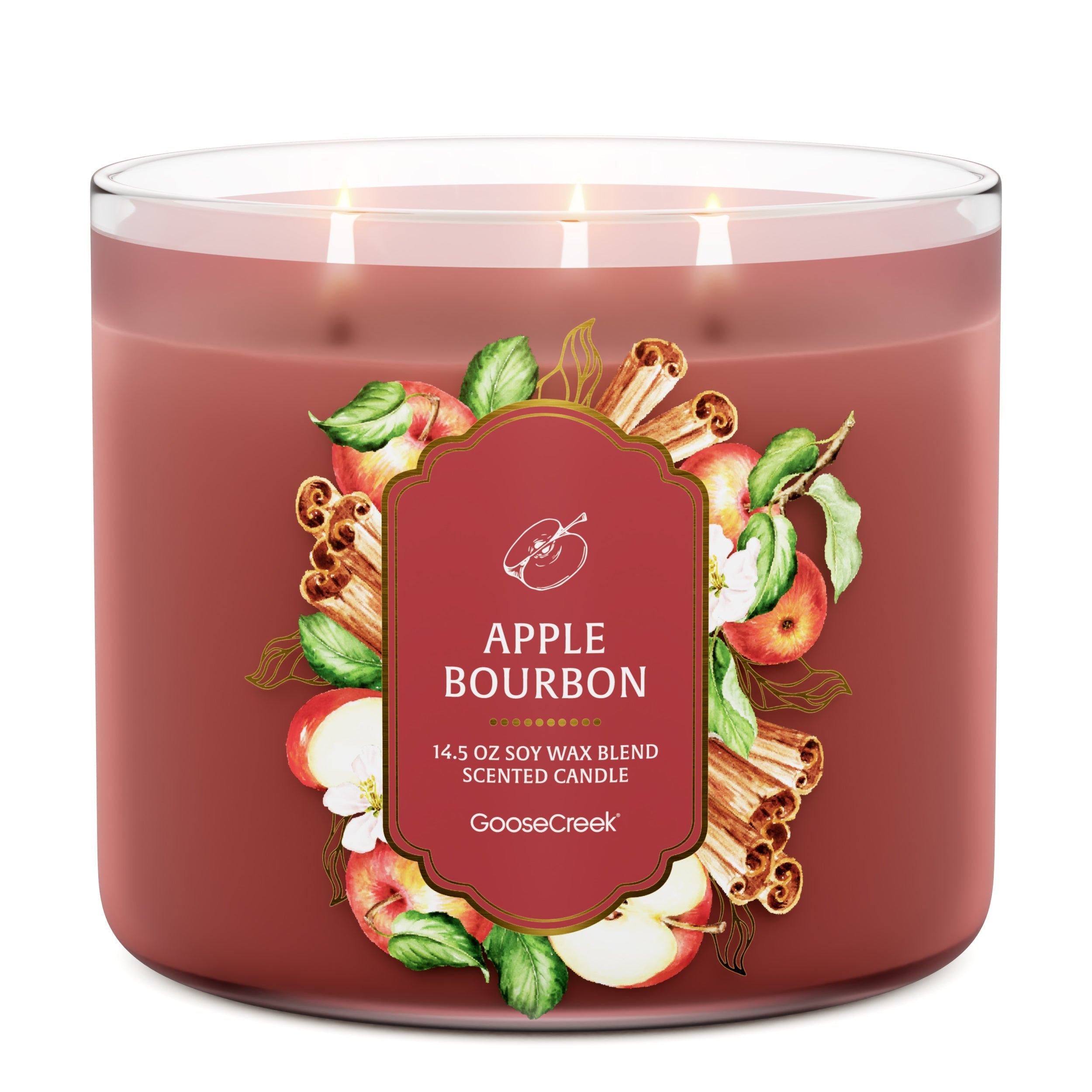 Apple Bourbon 3-Wick Candle