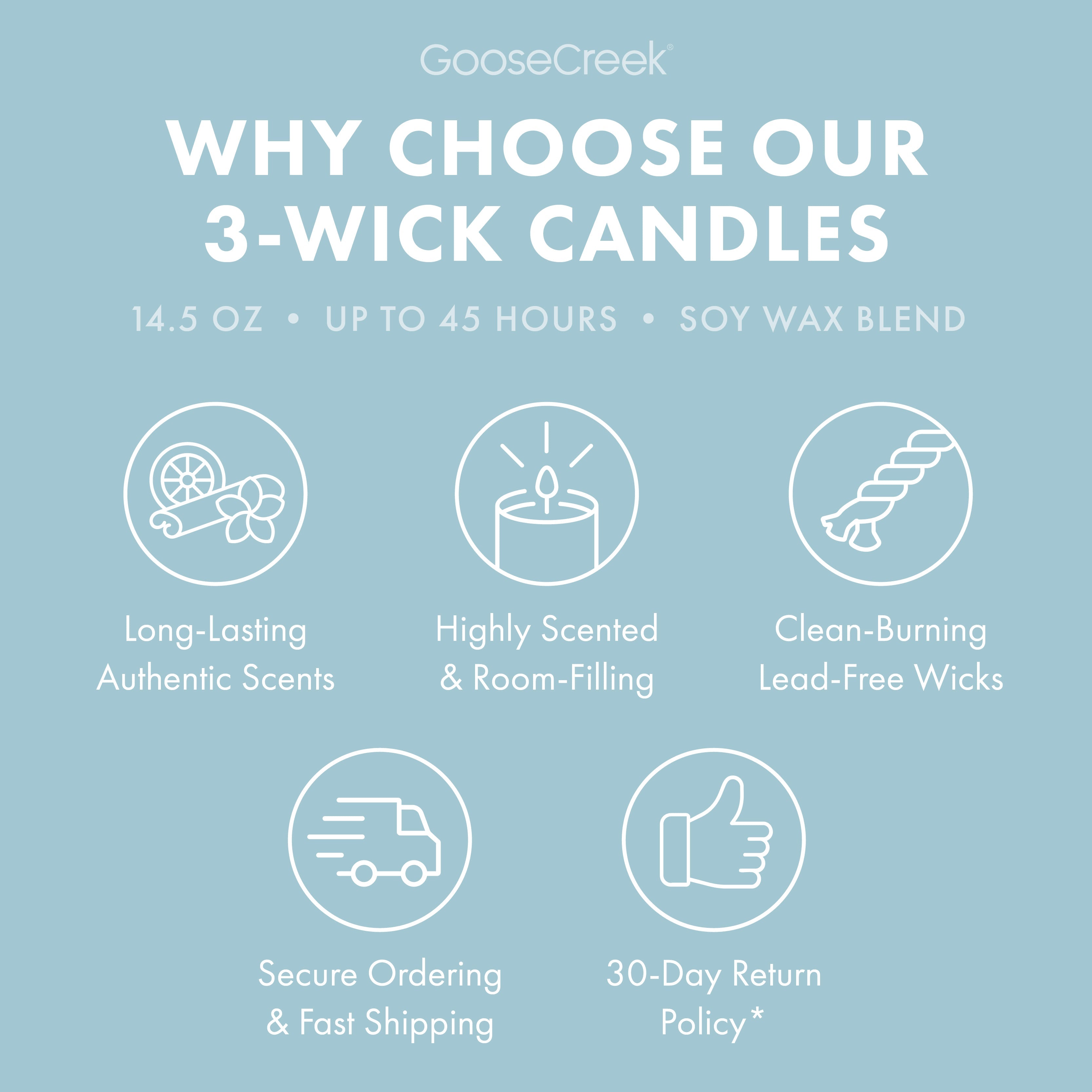 Baby Powder 3-Wick Candle