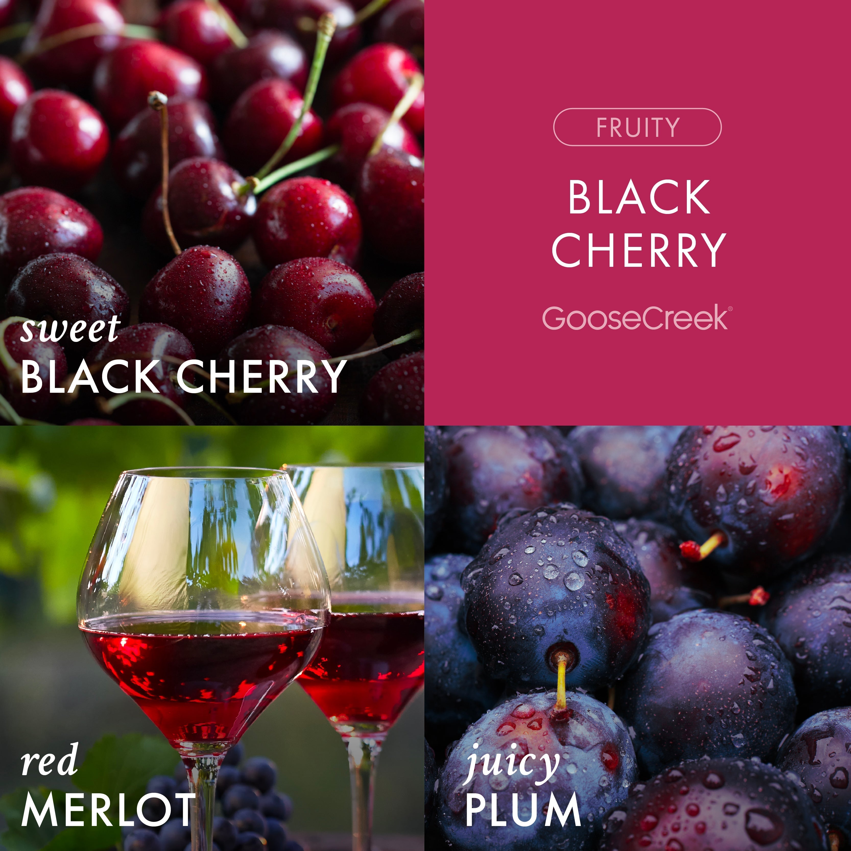 Black Cherry 3-Wick Candle