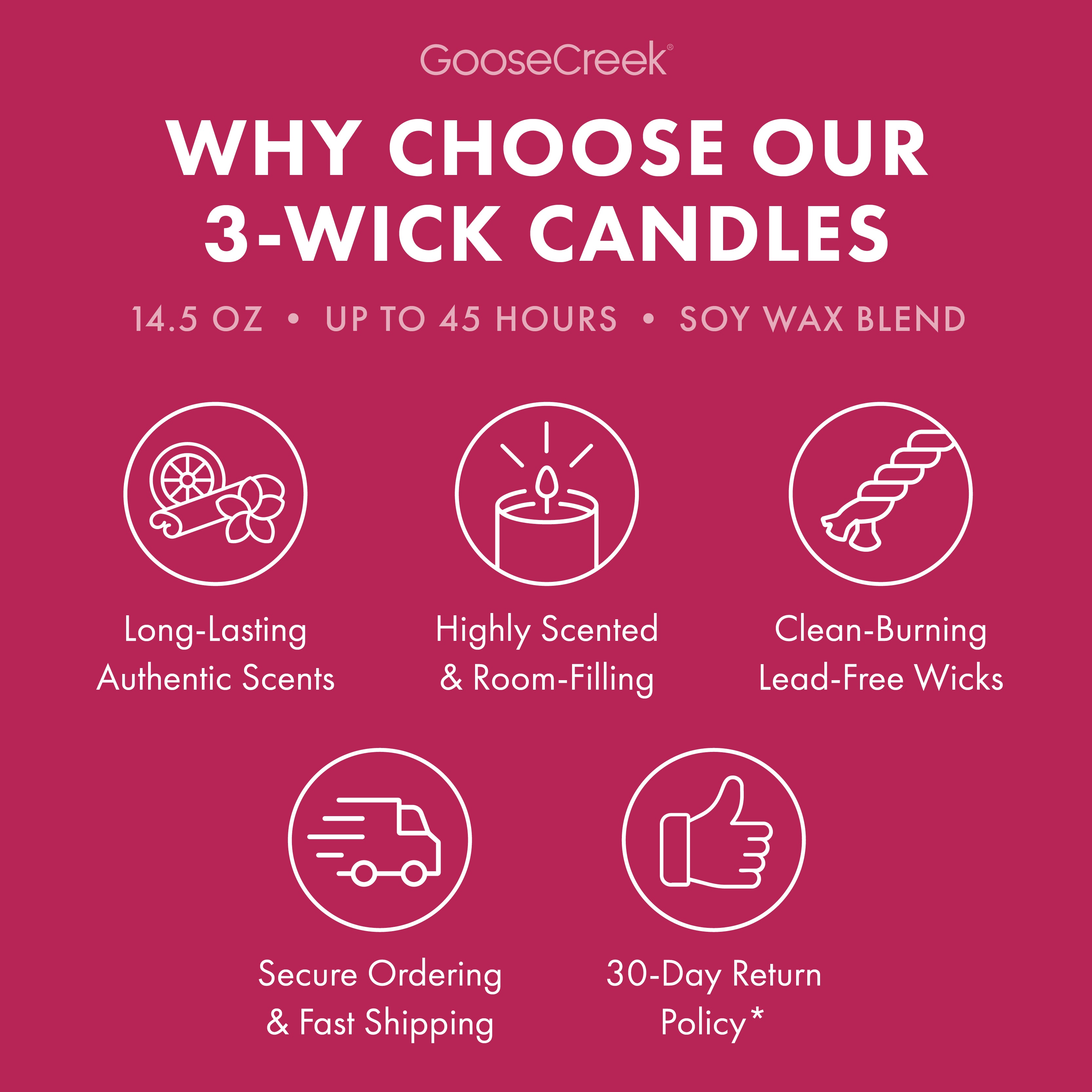 Black Cherry 3-Wick Candle