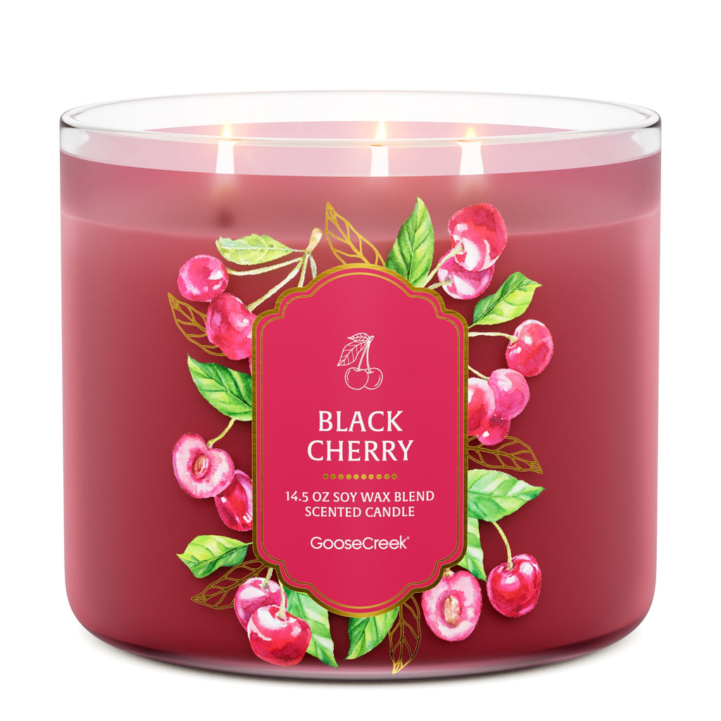 Black Cherry 3-Wick Candle