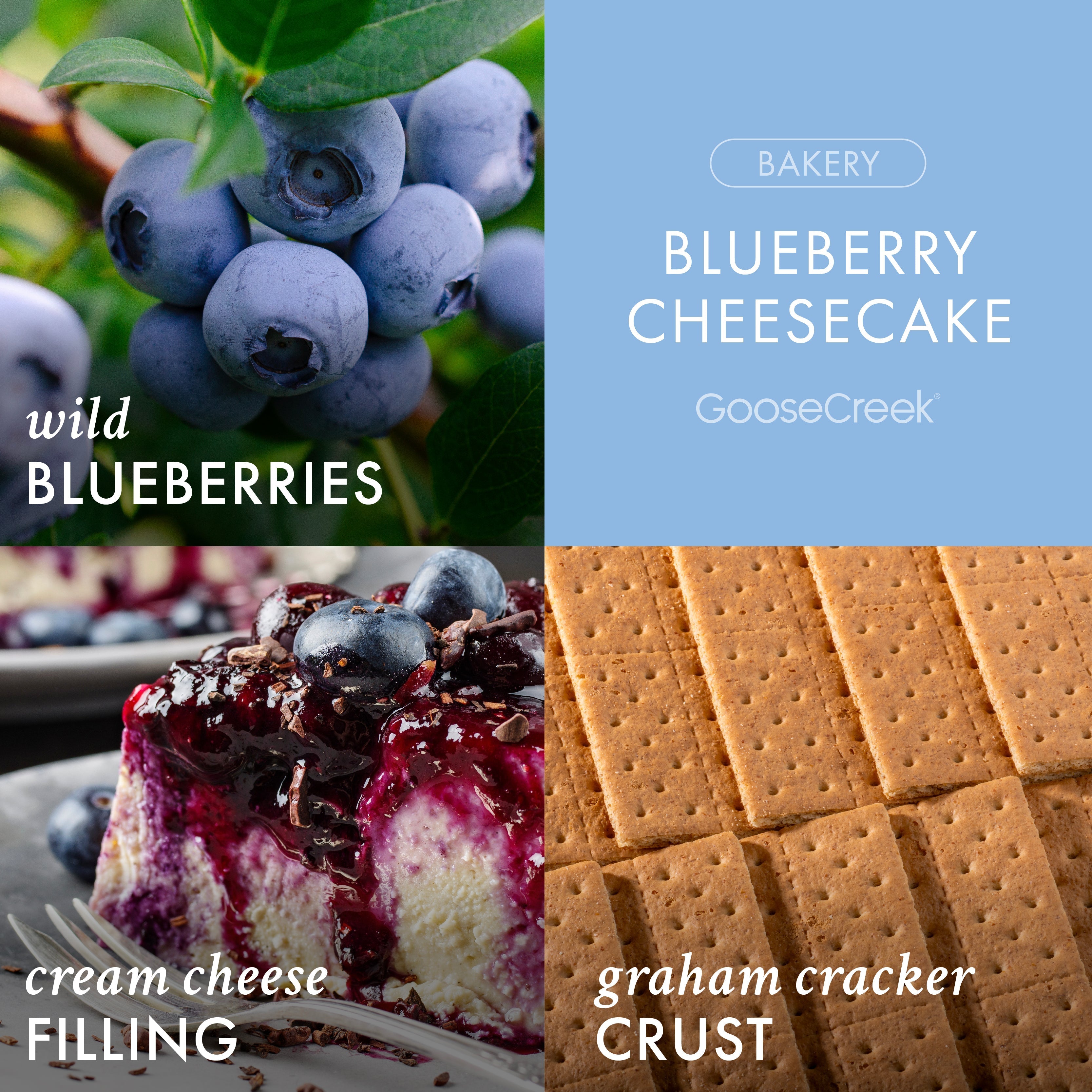 Blueberry Cheesecake 3-Wick Candle