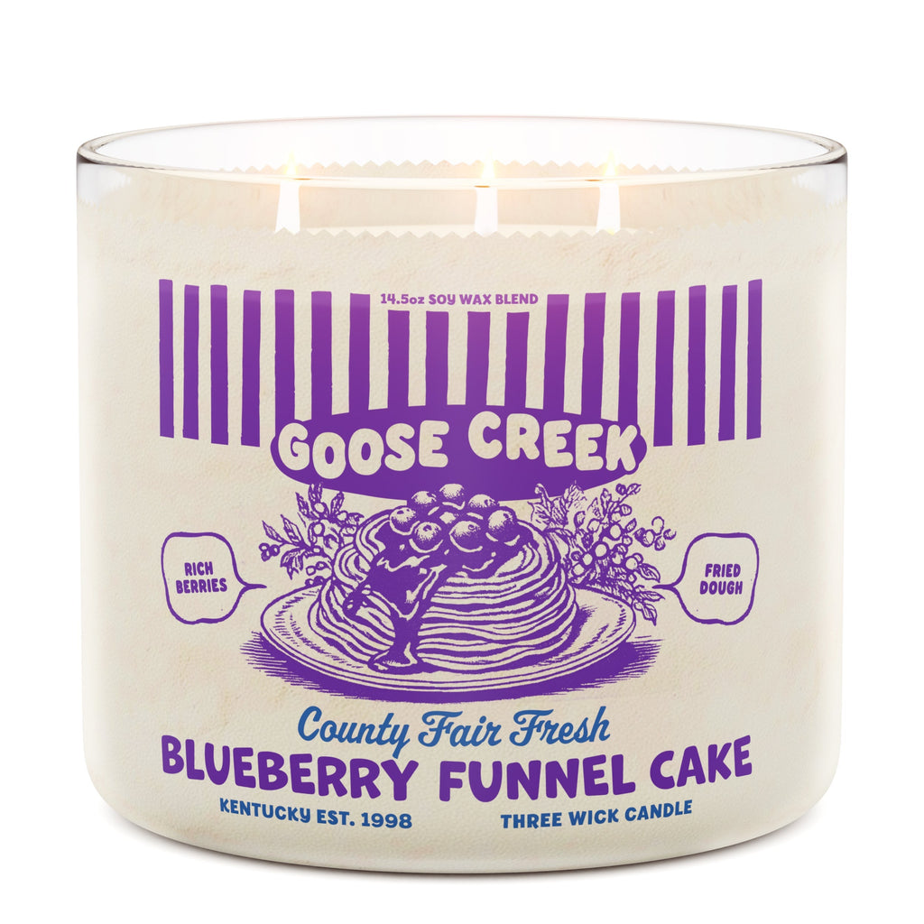 Blueberry Funnel Cake 3-Wick Candle