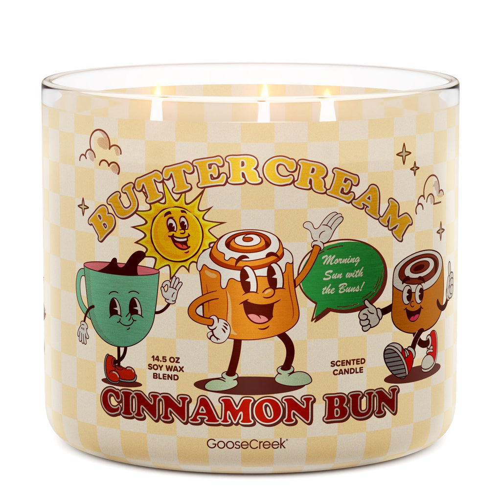 Buttercream Cinnamon Bun 3-Wick Candle