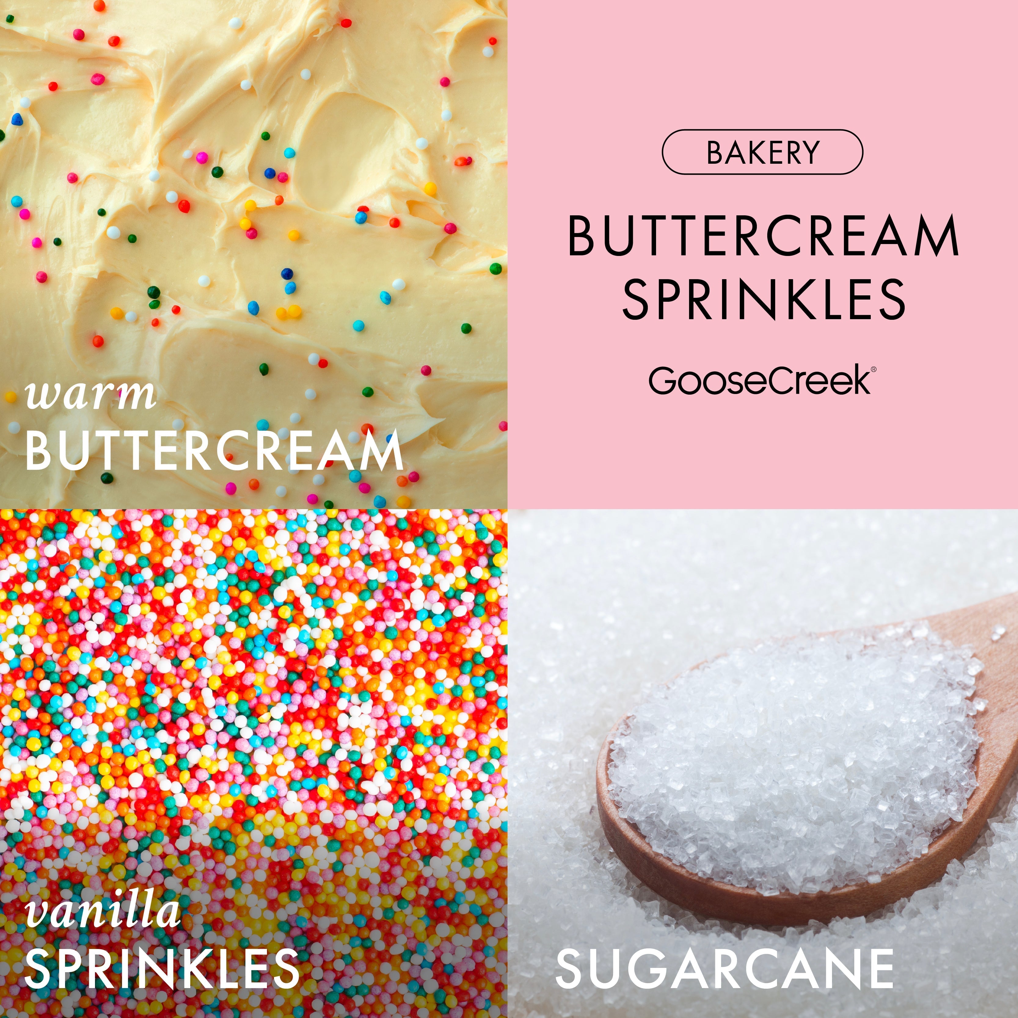 Buttercream Sprinkles 3-Wick Candle