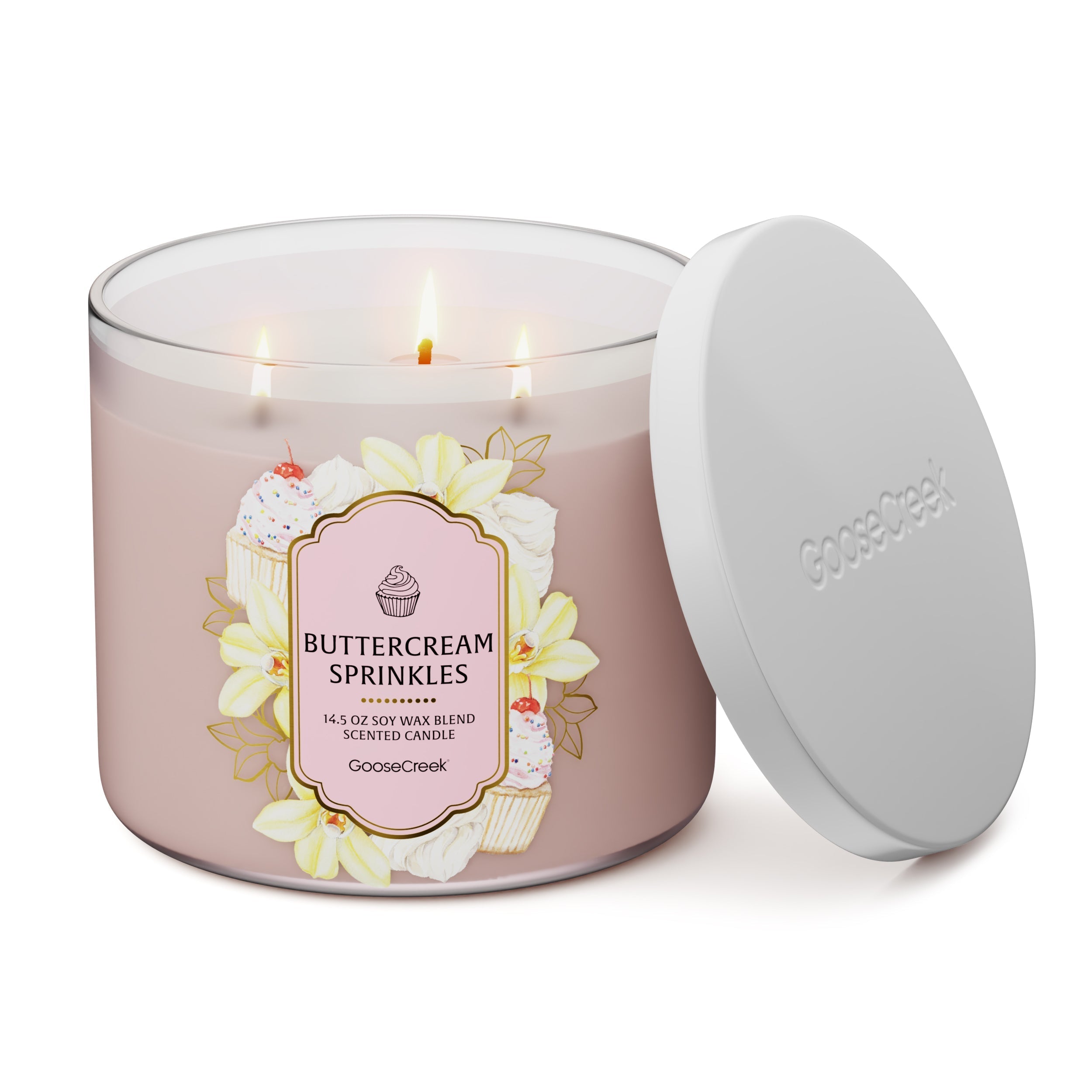 Buttercream Sprinkles 3-Wick Candle