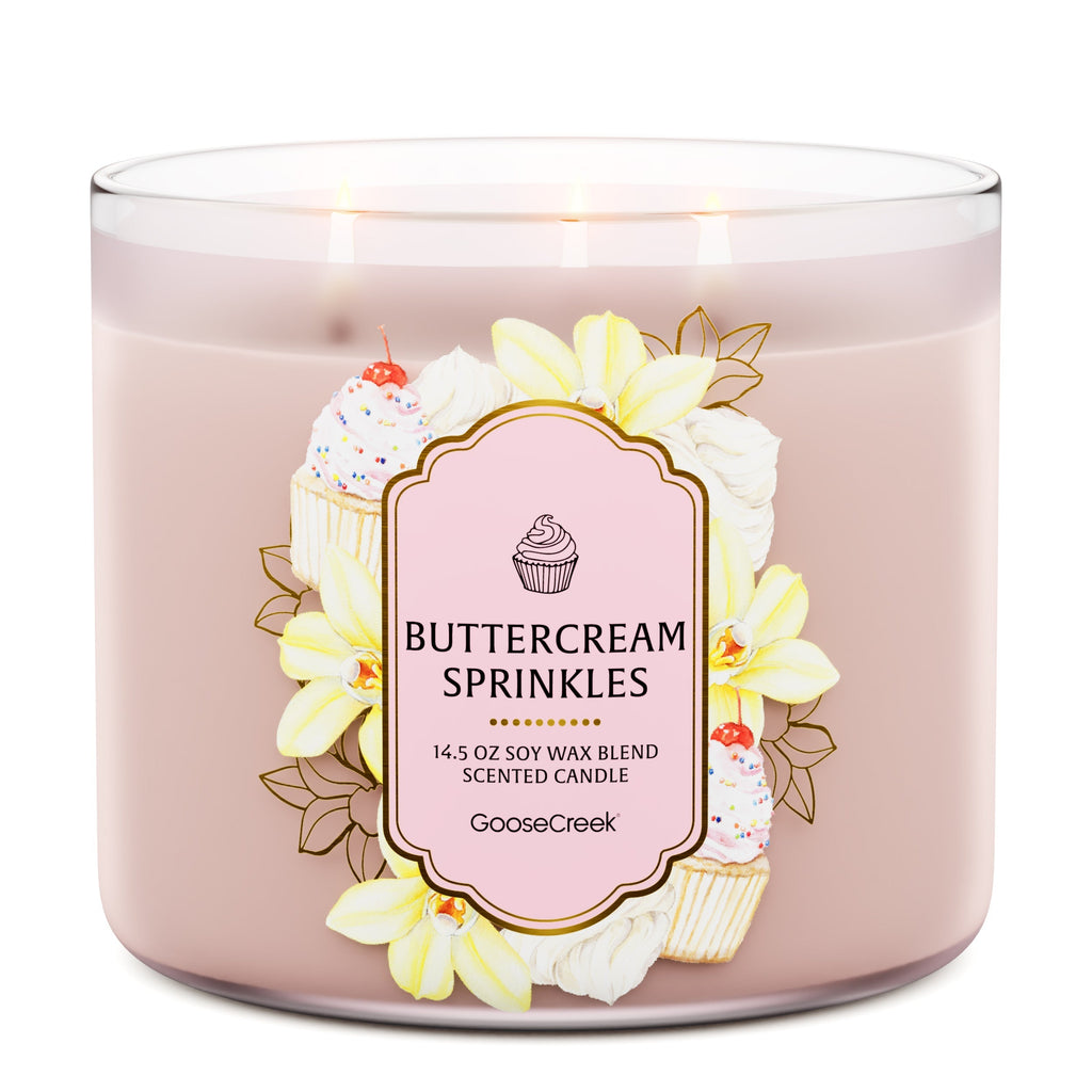 Buttercream Sprinkles 3-Wick Candle