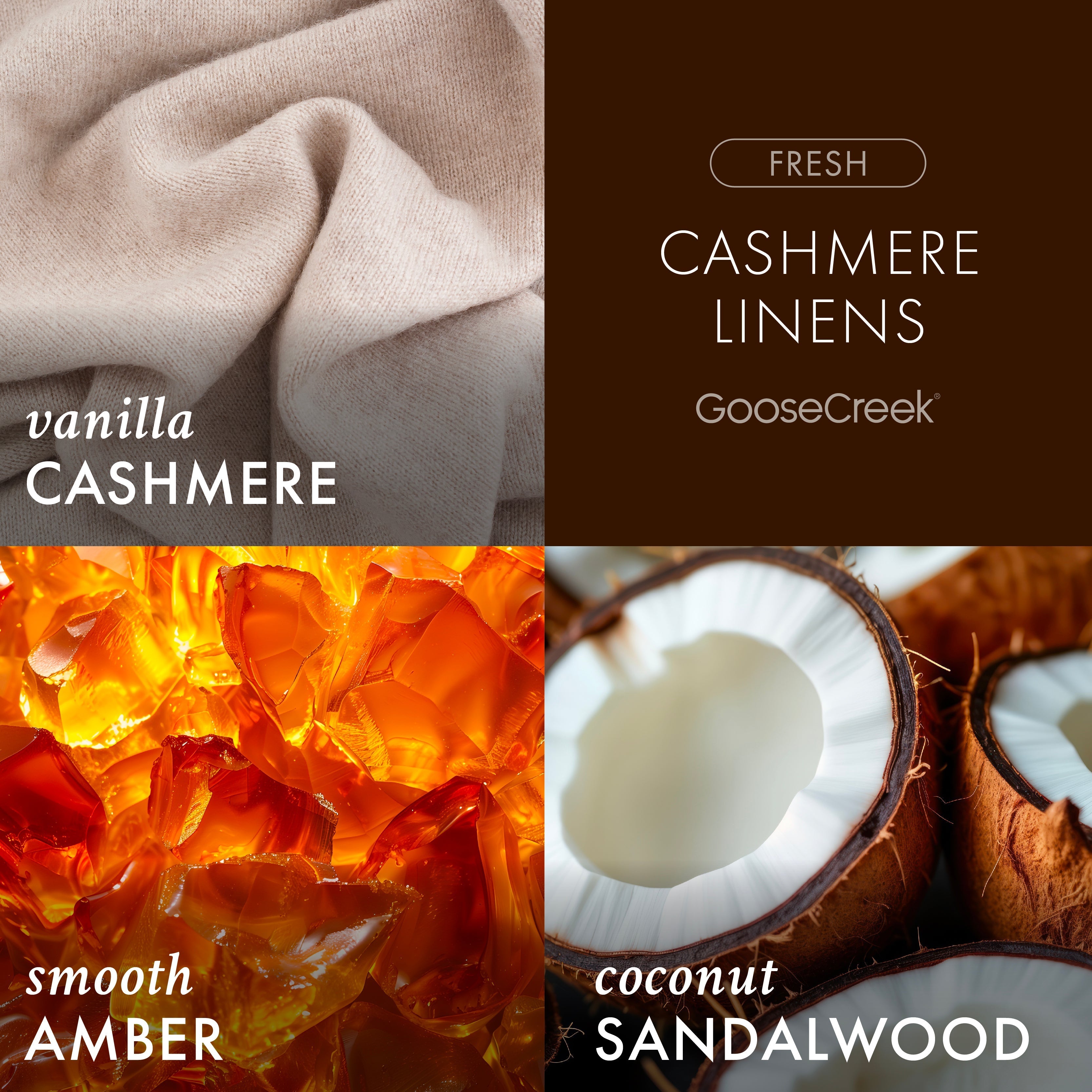 Cashmere Linens 3-Wick Candle
