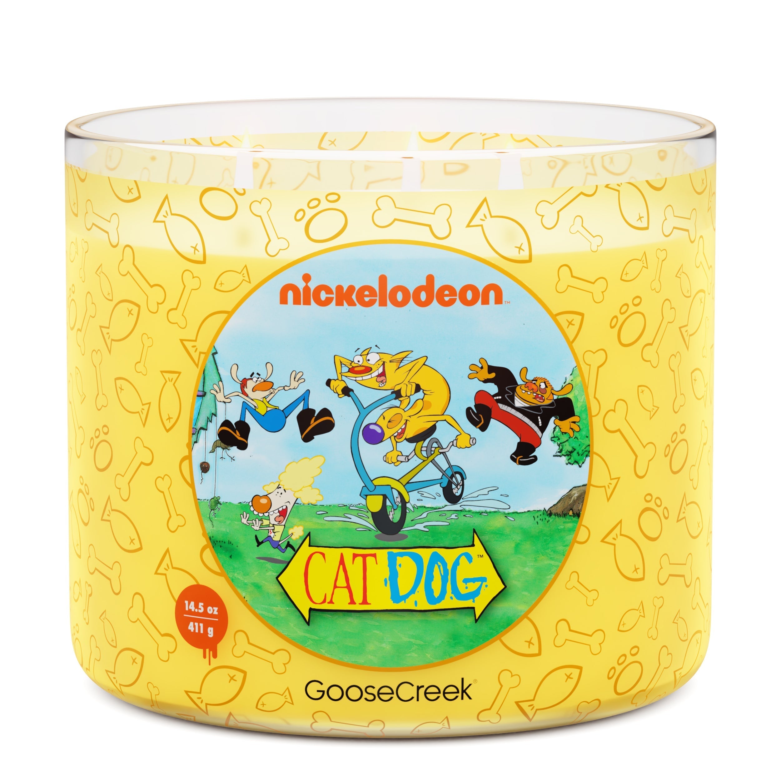 Catdog Nickelodeon 3-Wick Candle