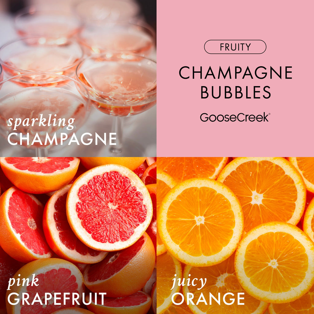 Champagne Bubbles 3-Wick Candle