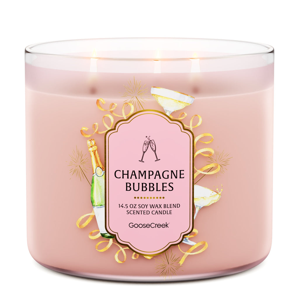 Champagne Bubbles 3-Wick Candle