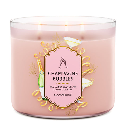 Champagne Bubbles 3-Wick Candle