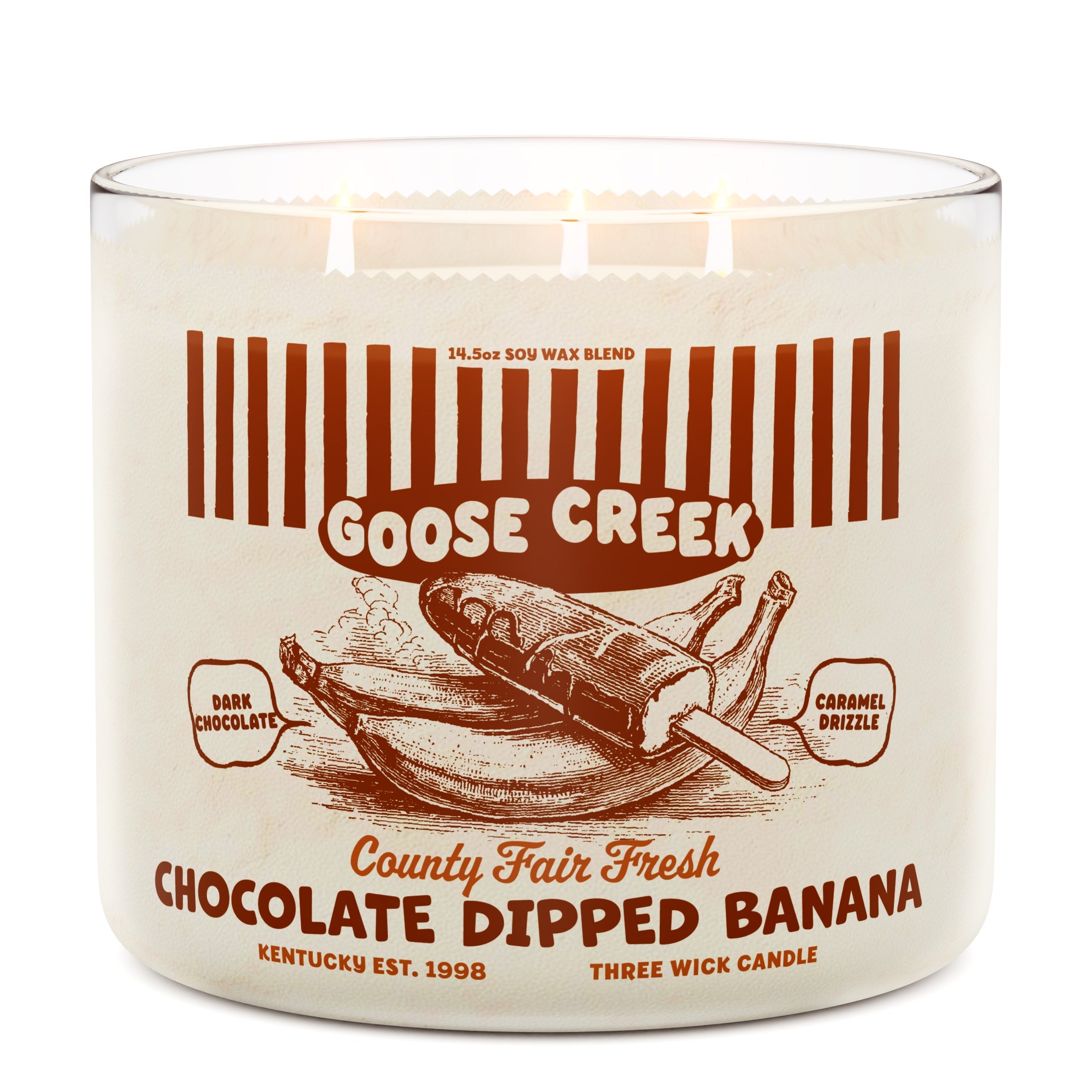 Chocolate Dipped Banana 3-Wick Candle