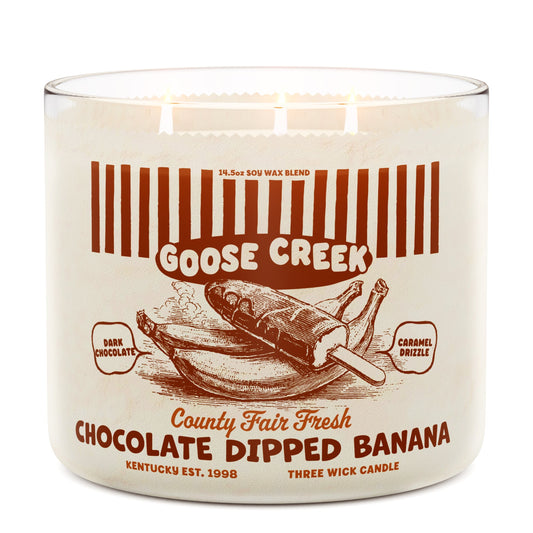 Chocolate Dipped Banana 3-Wick Candle
