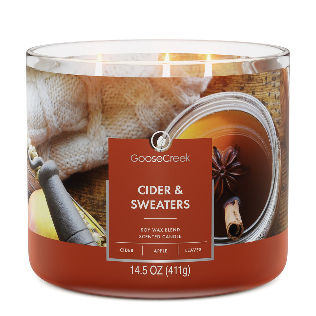 Cider & Sweaters 3-Wick Candle