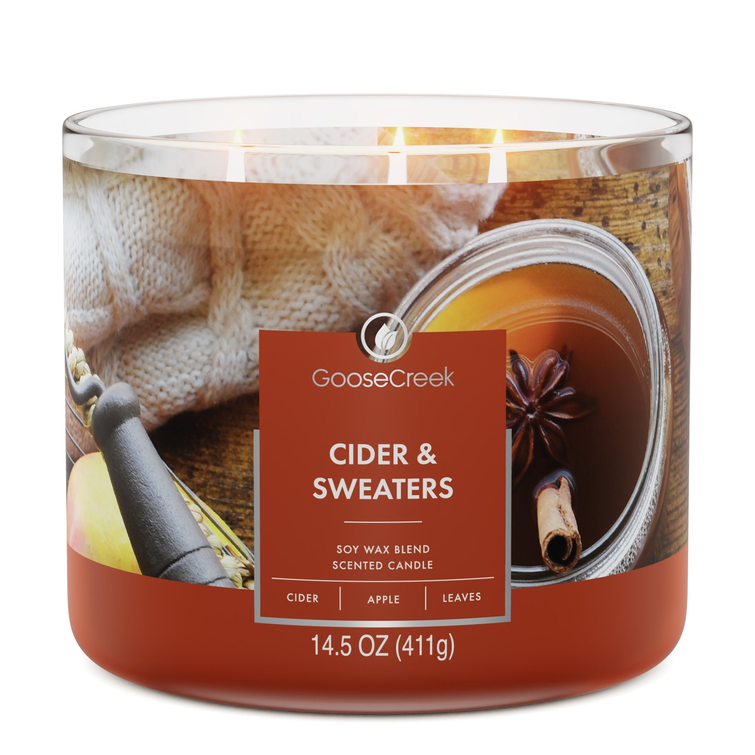 Cider & Sweaters 3-Wick Candle