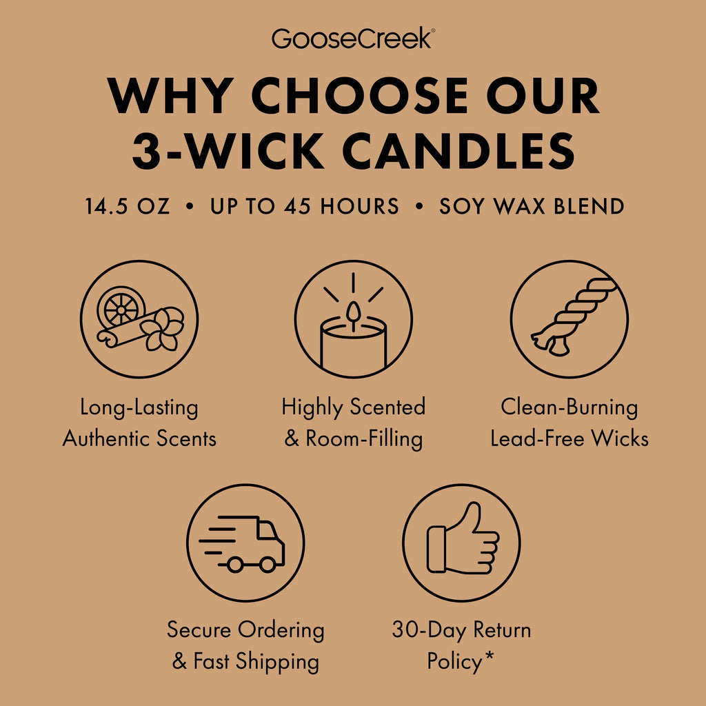 Cinnamon Bun Icing 3-Wick Candle
