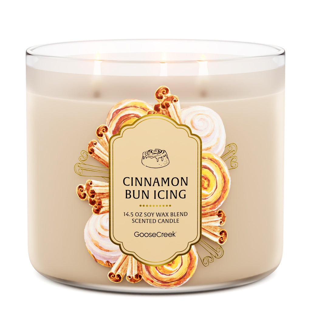 Cinnamon Bun Icing 3-Wick Candle