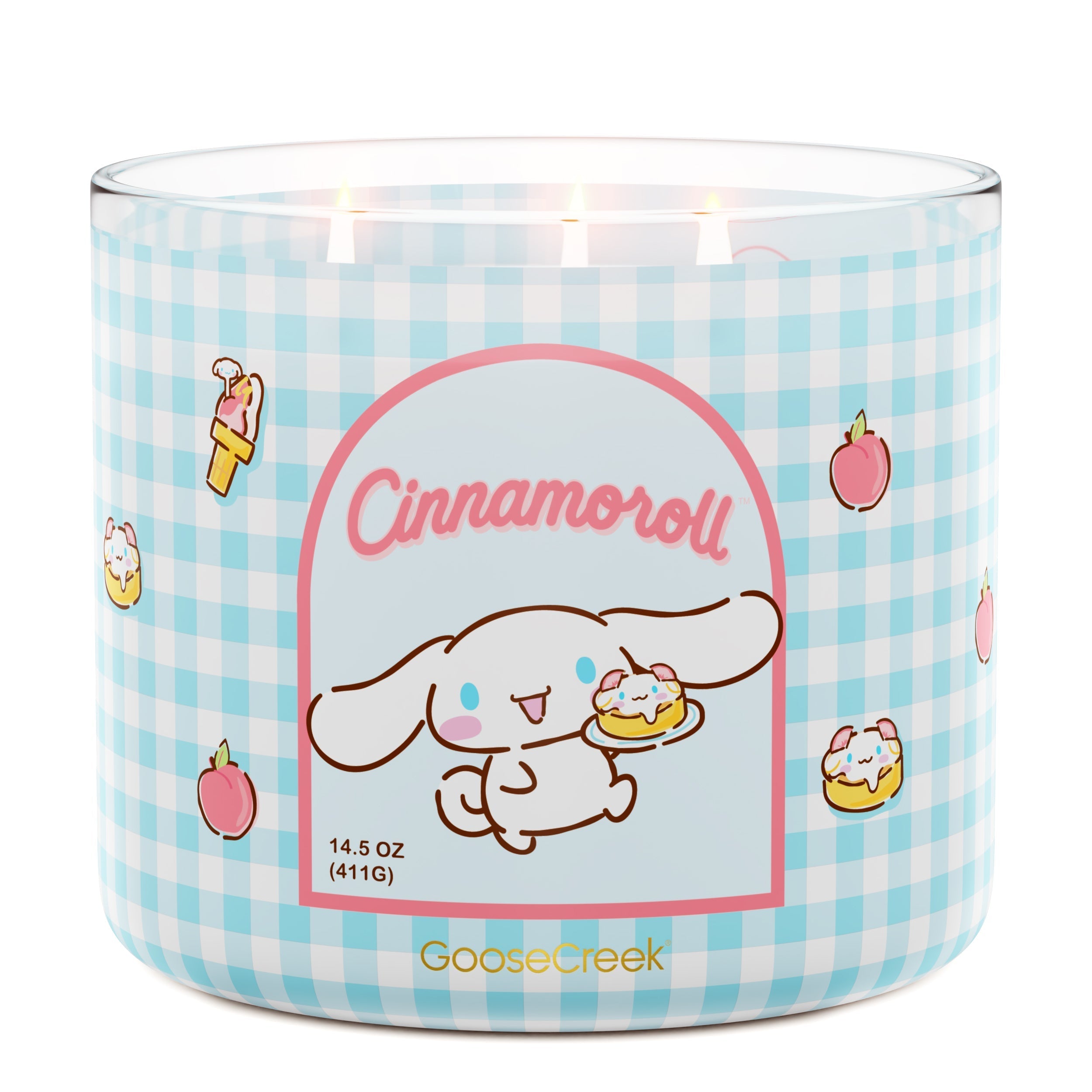 Cinnamoroll Hello Kitty 3-Wick Candle