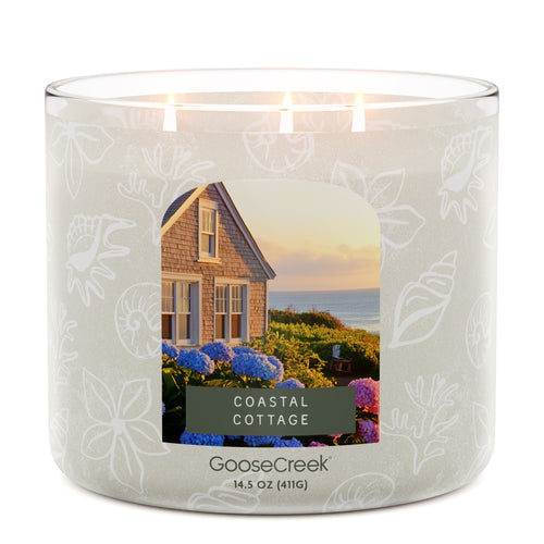 Coastal Cottage 3-Wick Candle