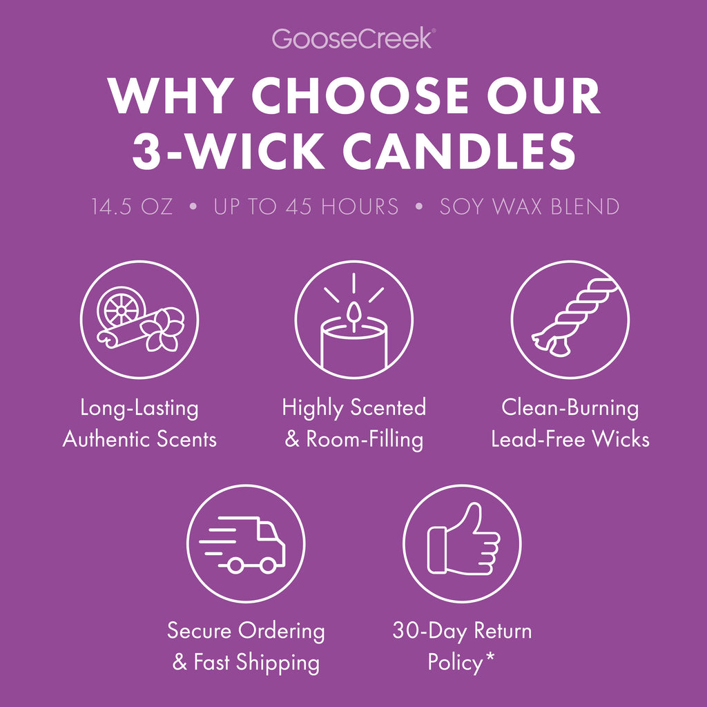 Coconut Beachwood 3-Wick Candle