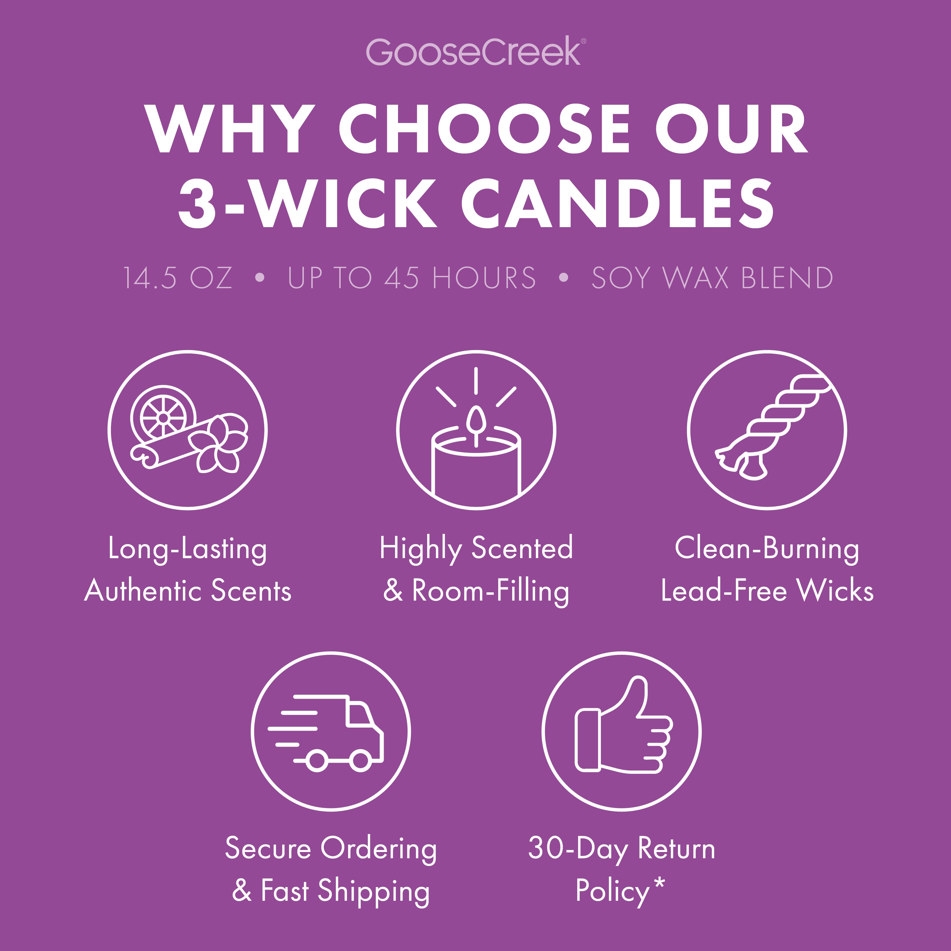 Coconut Beachwood 3-Wick Candle