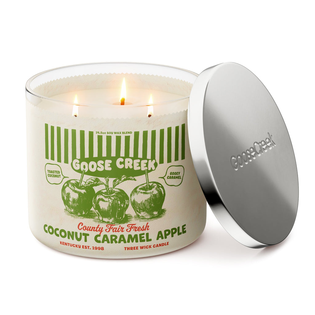 Coconut Caramel Apple 3-Wick Candle