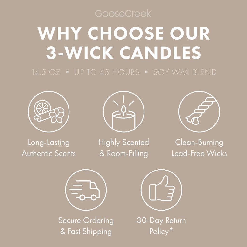 Coconut & Sandalwood Aromatherapy 3-Wick Candle