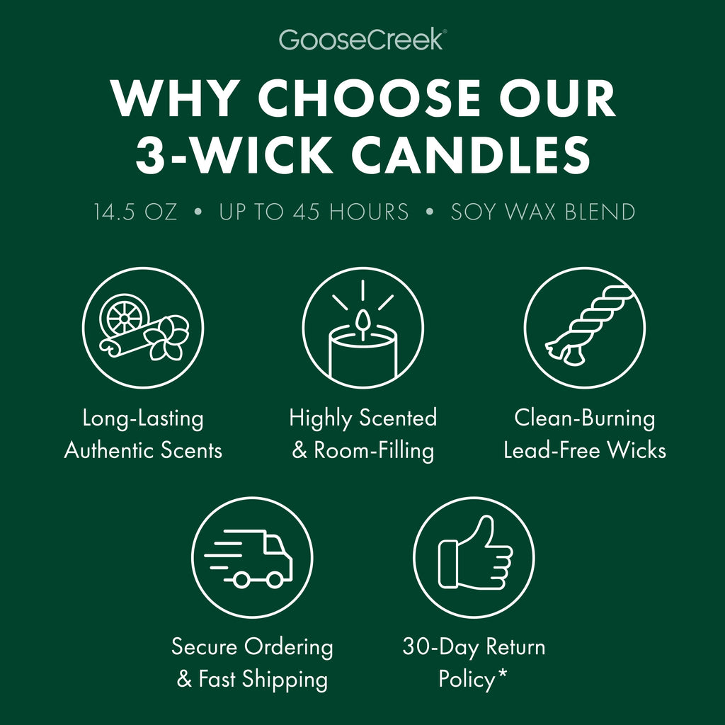 Cool Forest Rainfall 3-Wick Candle