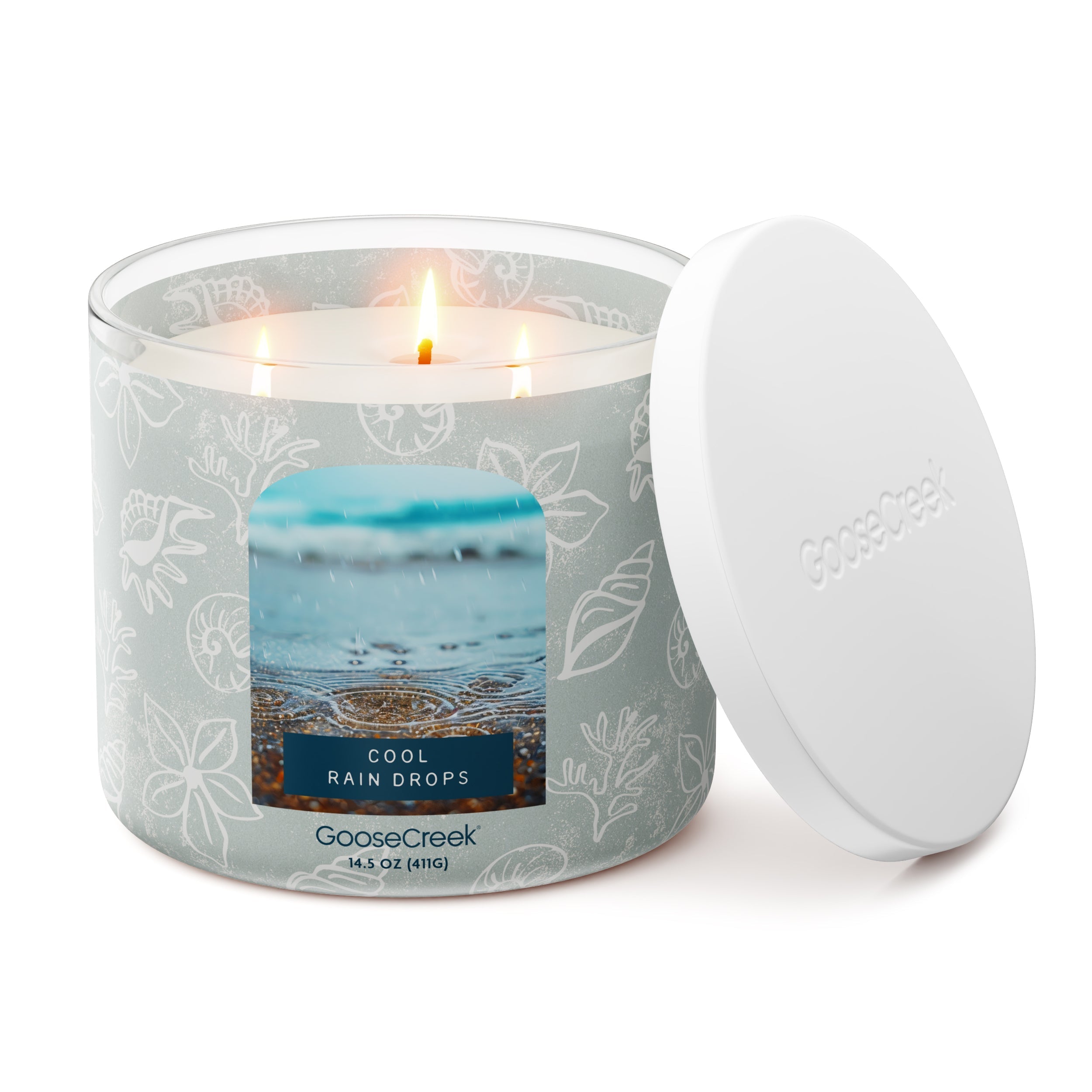 Cool Rain Drops 3-Wick Candle