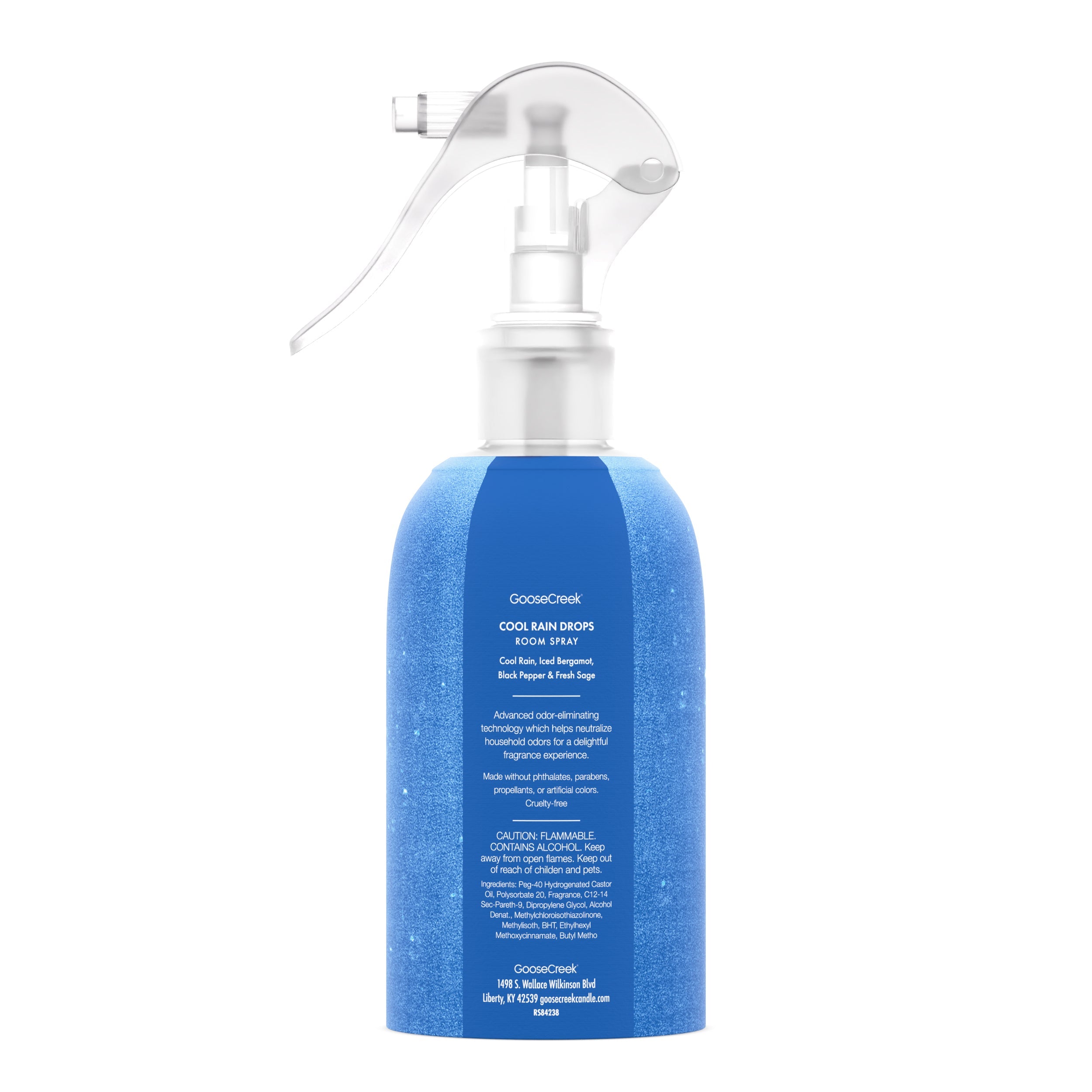 Cool Rain Drops Odor Eliminating Room Spray