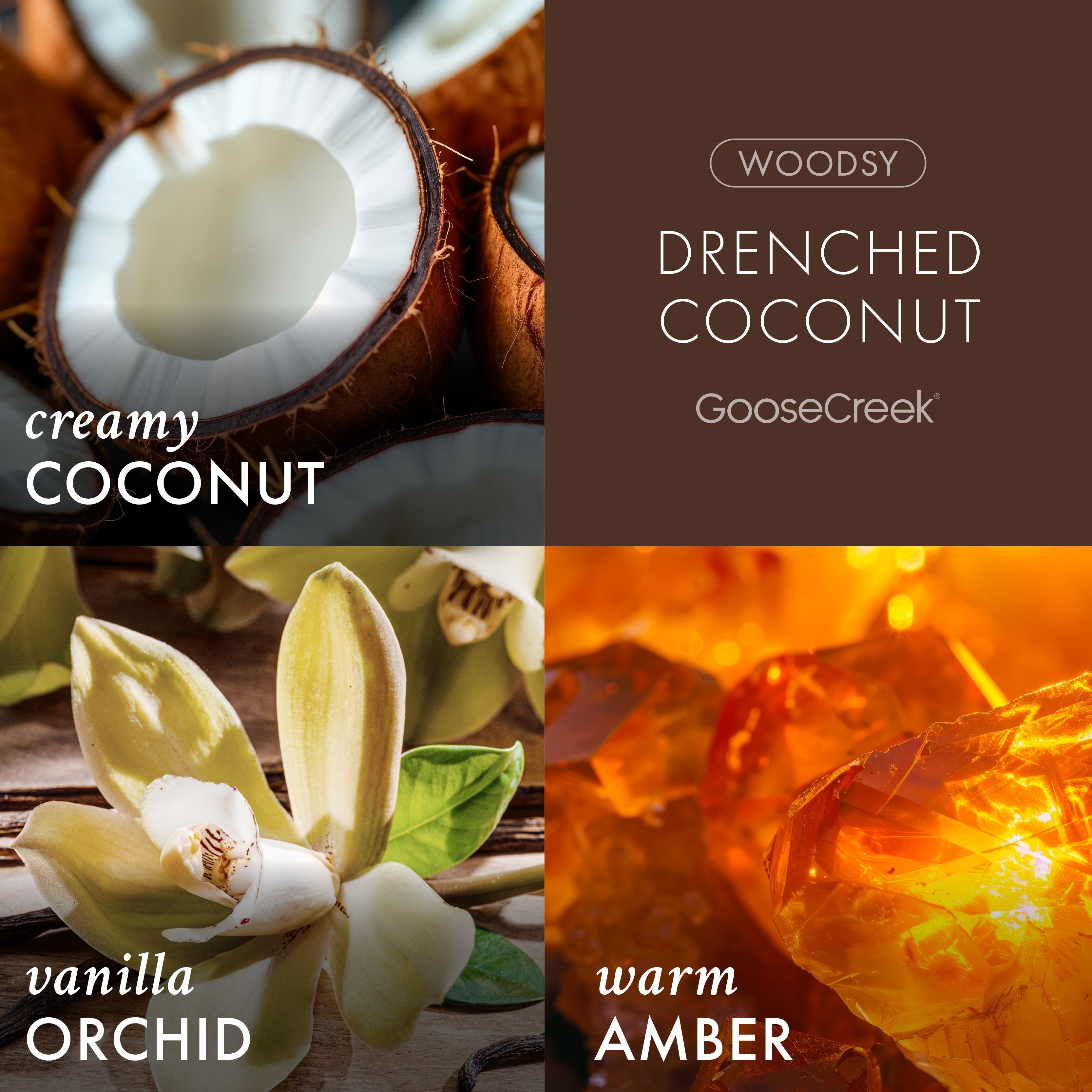 Drenched Coconut Odor Eliminating 3-Wick Candle