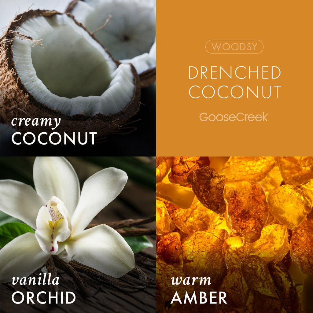 Drenched Coconut Odor Eliminating Wax Melt
