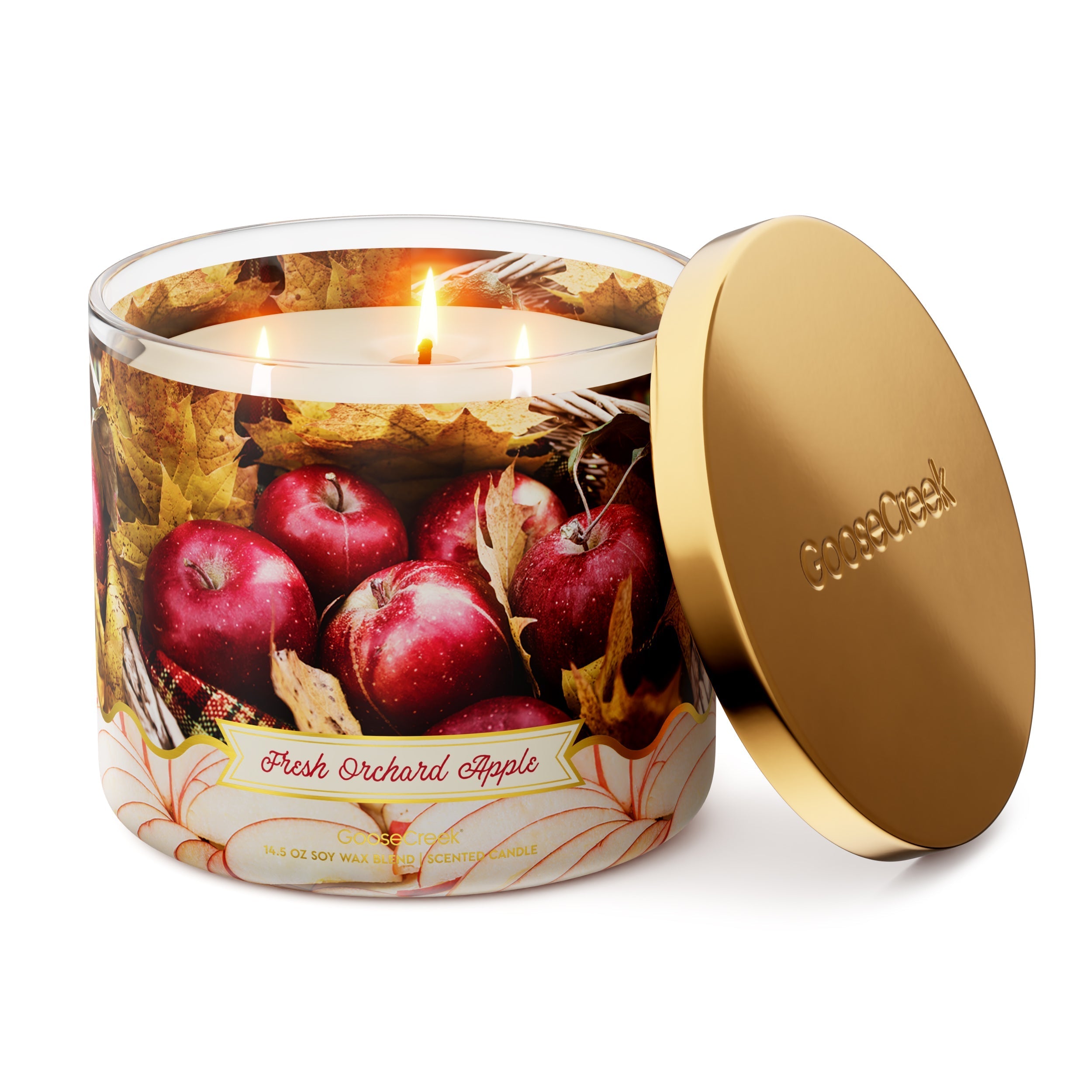 Fresh Orchard Apple 3-Wick Candle