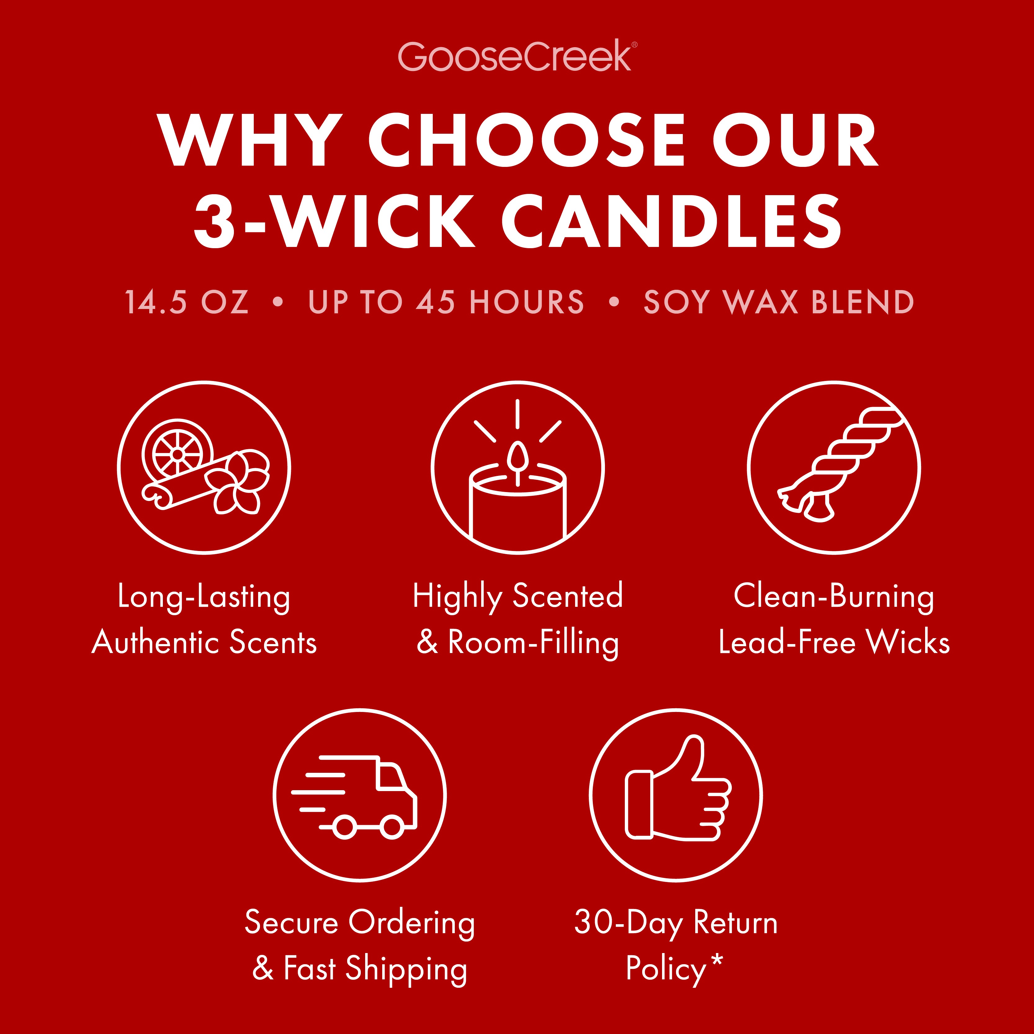 Fresh Orchard Apple 3-Wick Candle