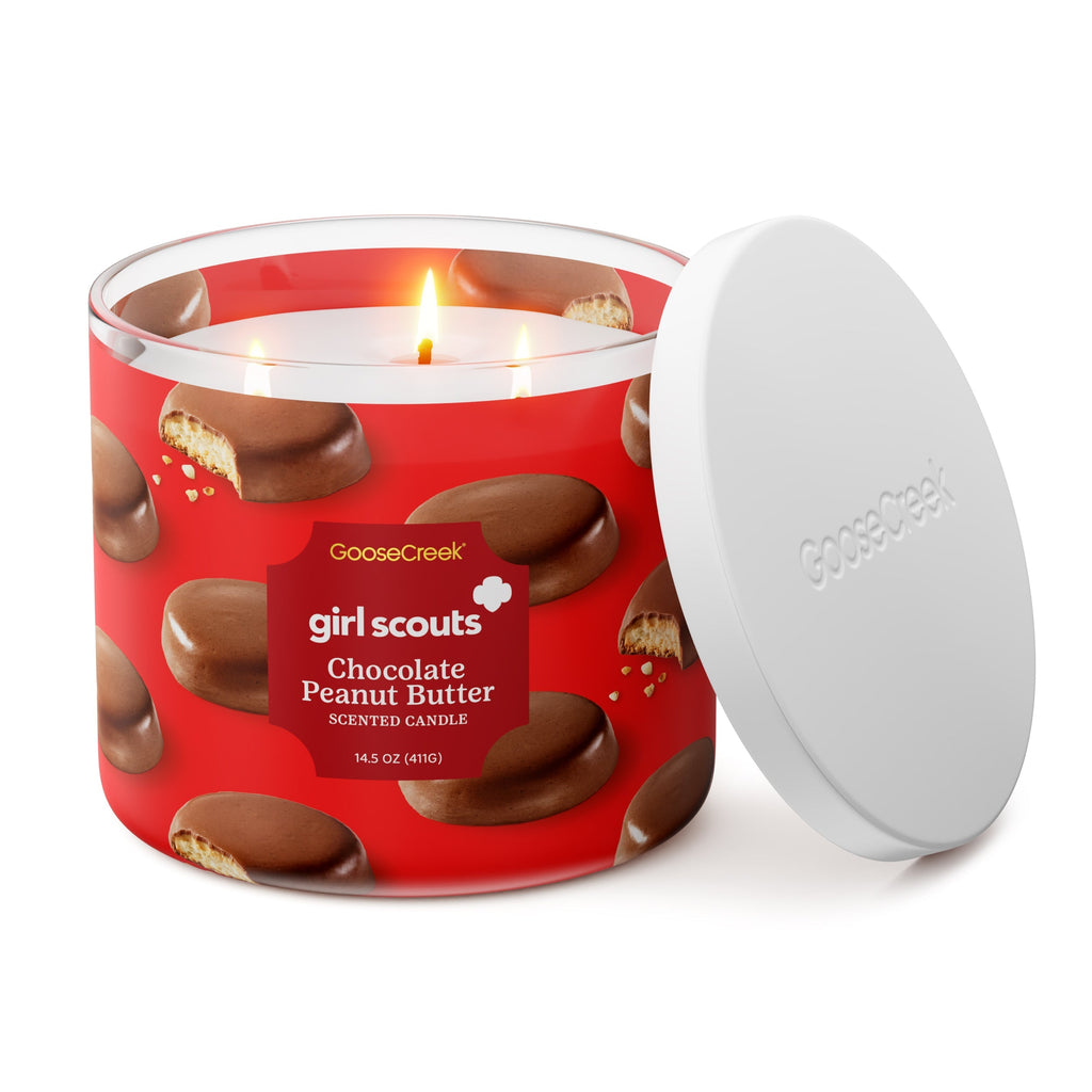 Girl Scout Chocolate Peanut Butter 3-Wick Candle