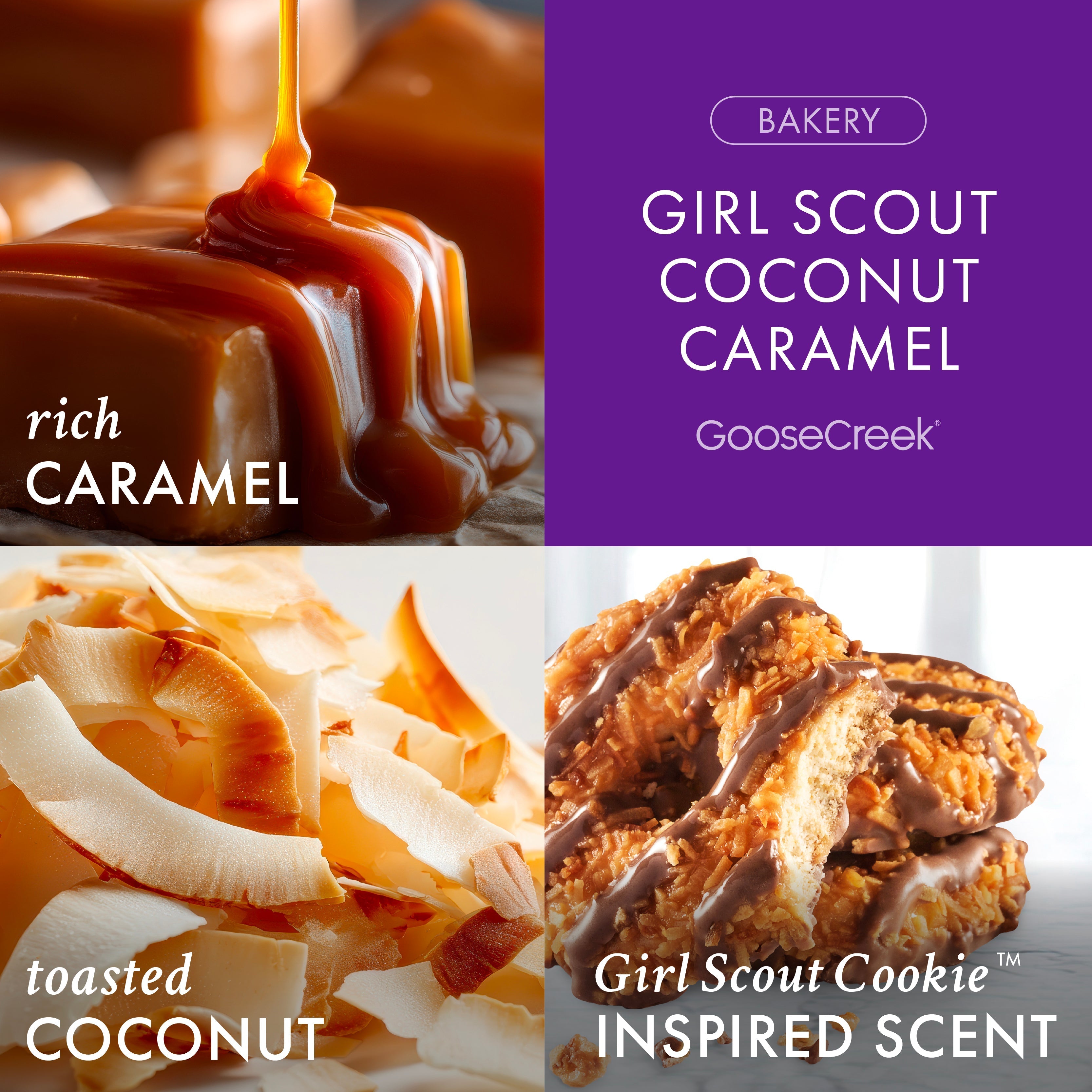Girl Scout Coconut Caramel 3-Wick Candle
