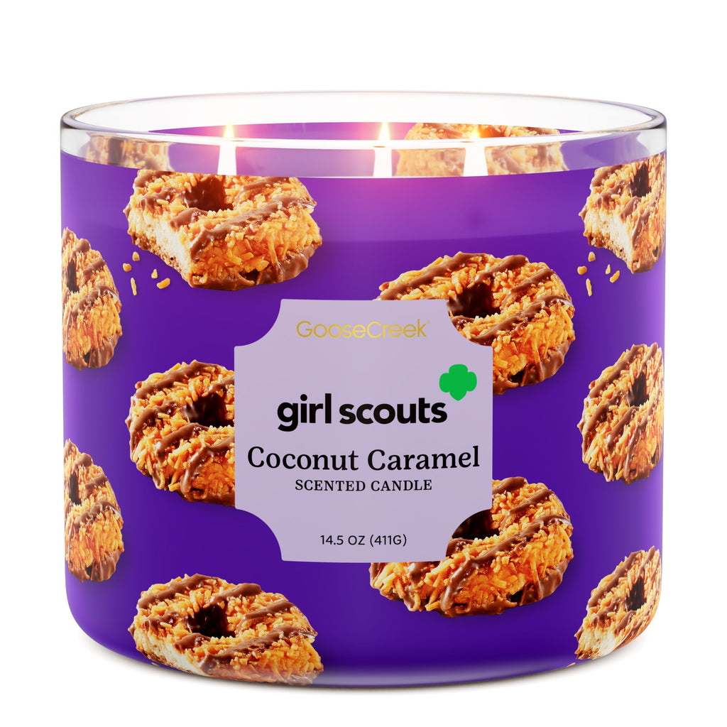 Girl Scout Coconut Caramel 3-Wick Candle
