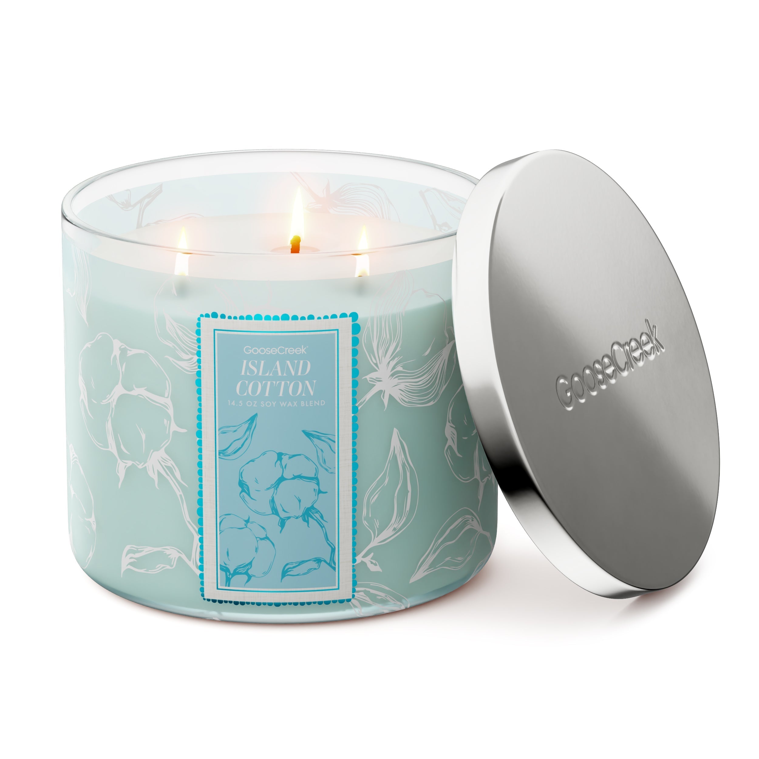 Island Cotton 3-Wick Candle