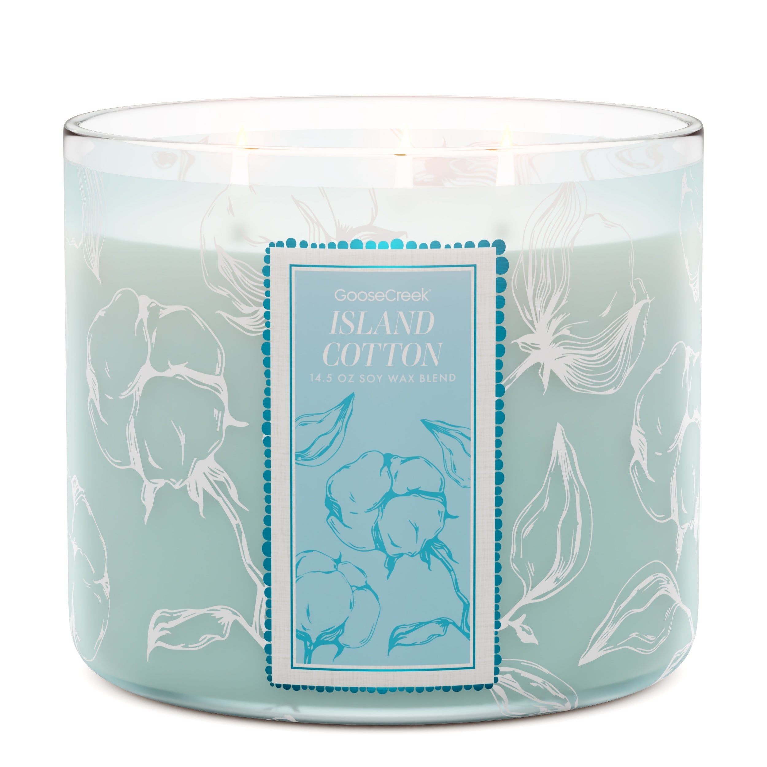 Island Cotton 3-Wick Candle