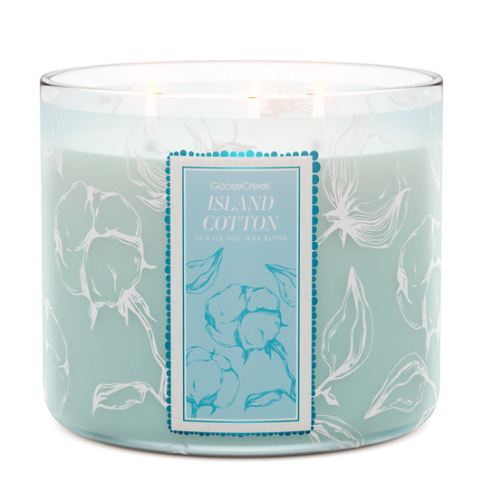 Island Cotton 3-Wick Candle