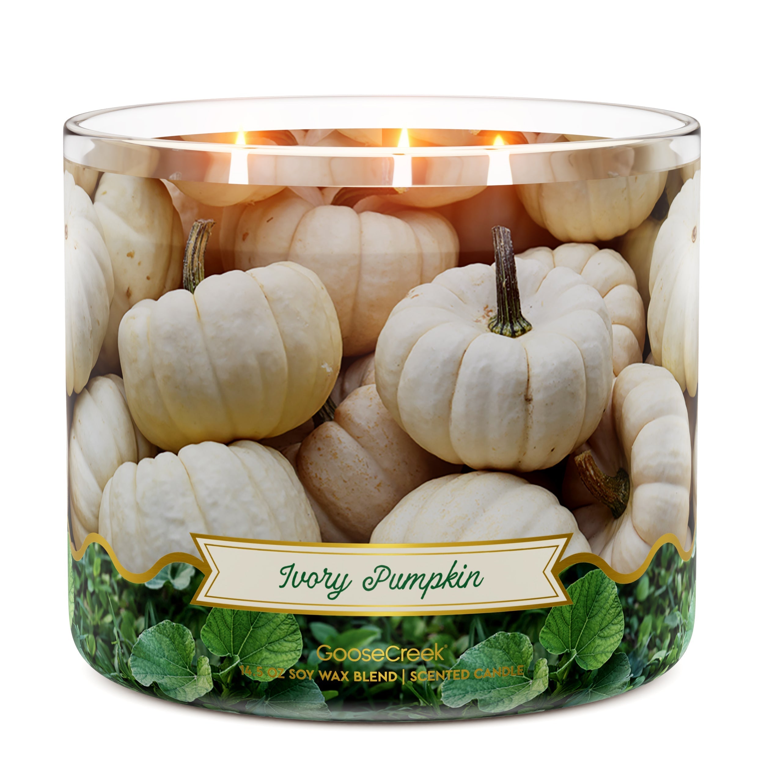 Ivory Pumpkin 3-Wick Candle