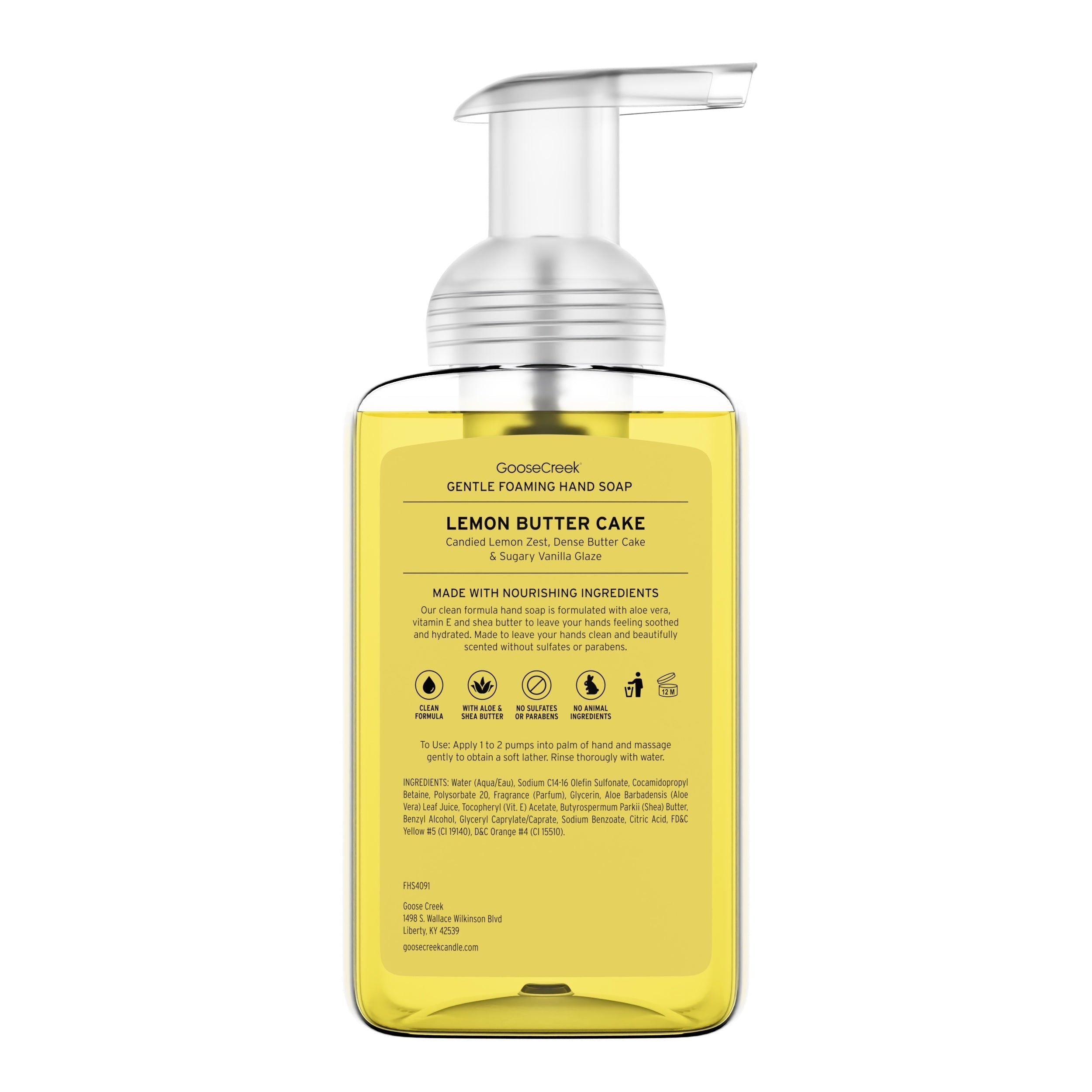 Lemon Butter Cake Lush Foaming Hand Soap