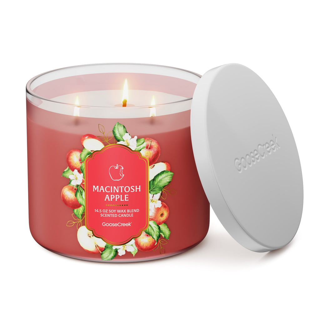 Macintosh Apple 3-Wick Candle