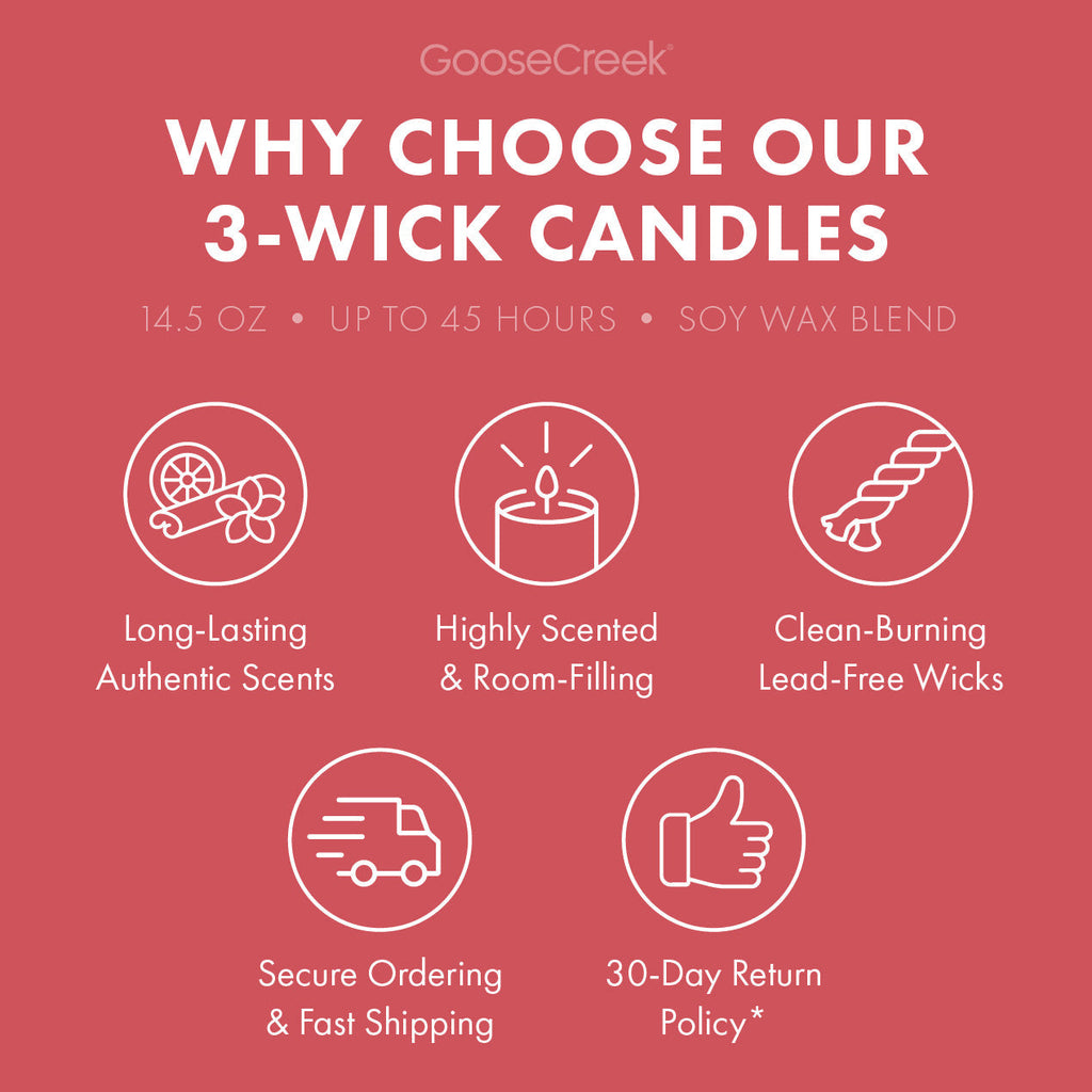 Macintosh Apple 3-Wick Candle