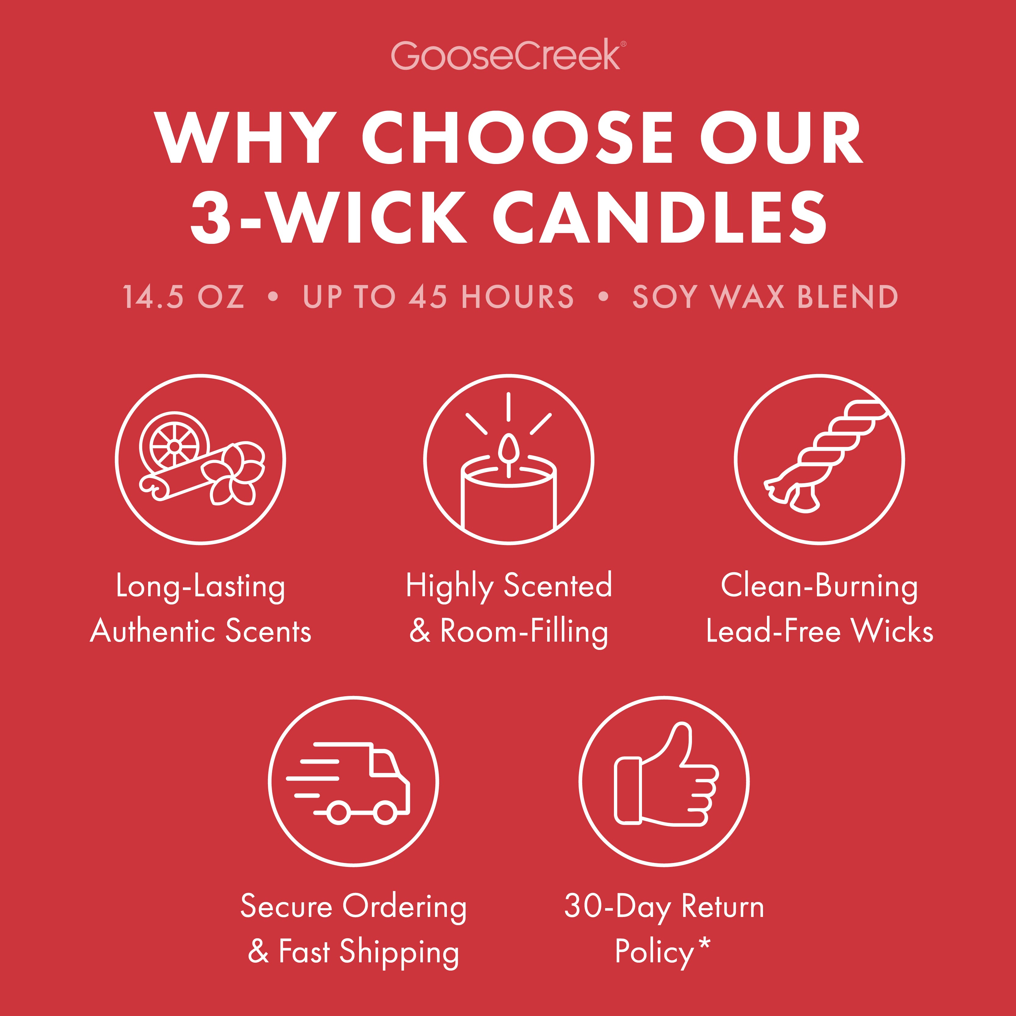 Macintosh Apple 3-Wick Candle