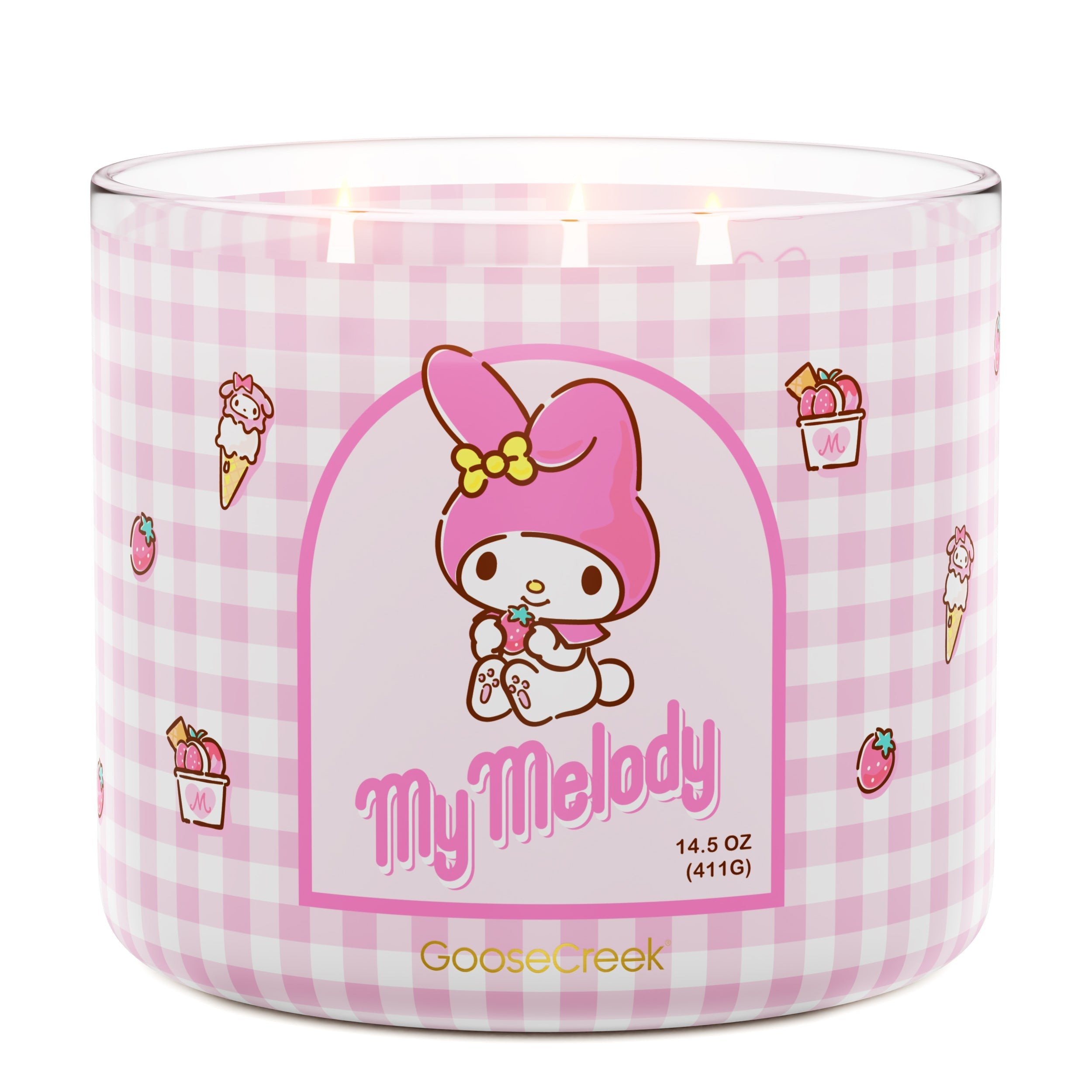 My Melody Hello Kitty 3-Wick Candle